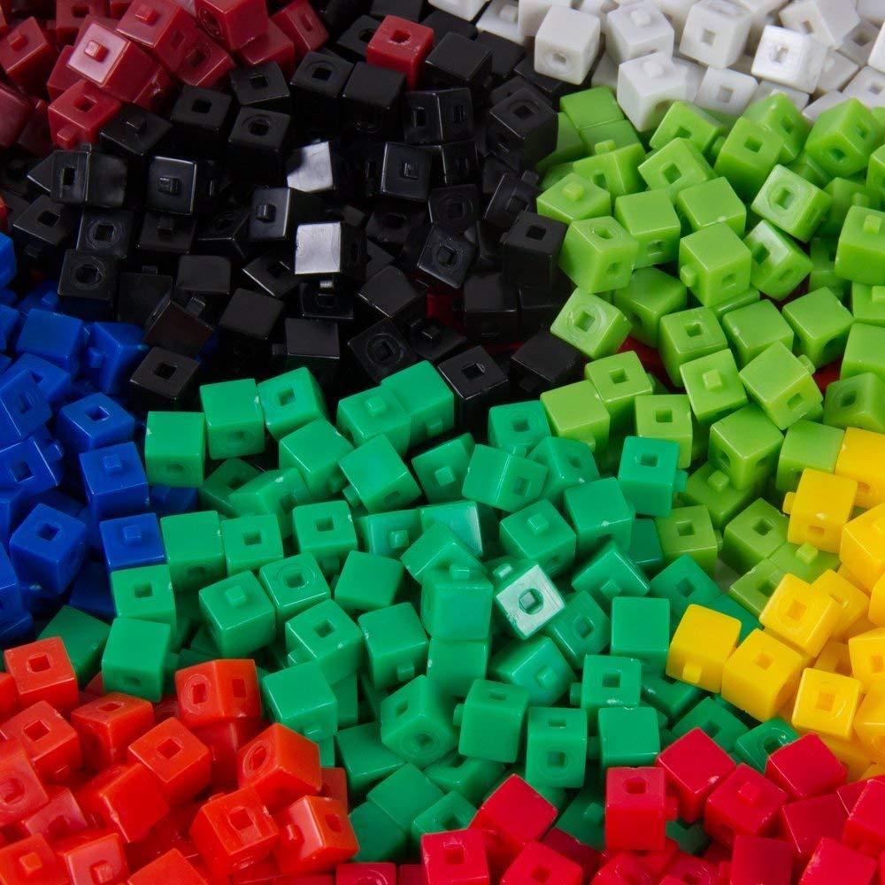 Cubos de Enlace Matemáticos Hand2mind - Set de 1000 Unidades