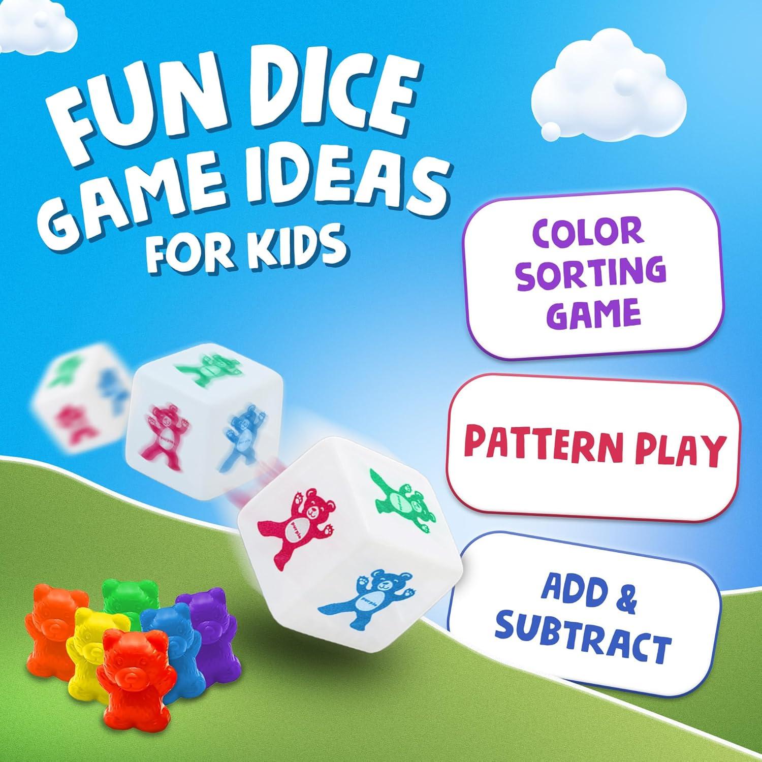 Conjunto de Osos Contadores Skoolzy - 70 Piezas Juguetes Educativos