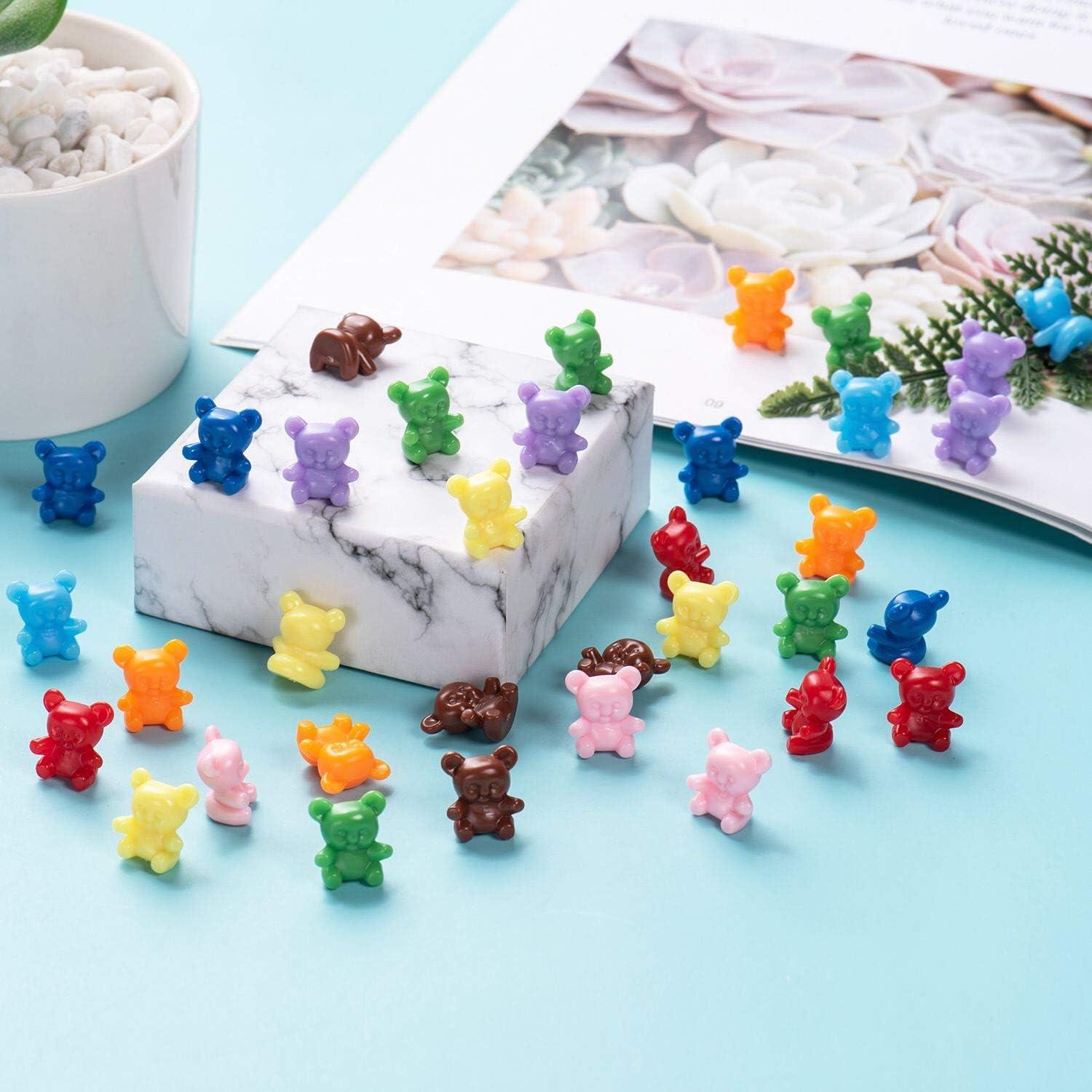 200 Mini Osos de Plástico Sansheng para Contar y Clasificar