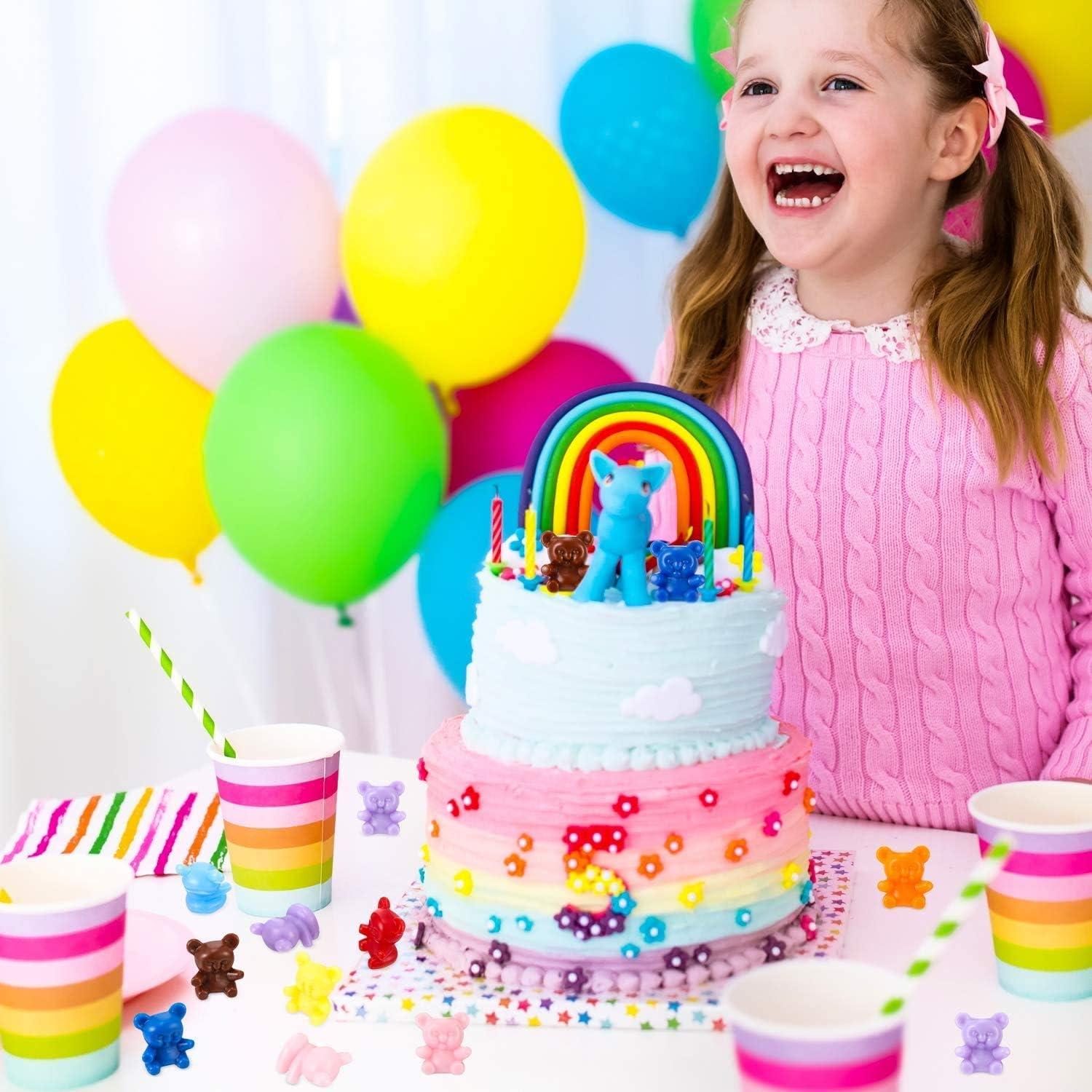 200 Mini Osos de Plástico Sansheng para Contar y Clasificar