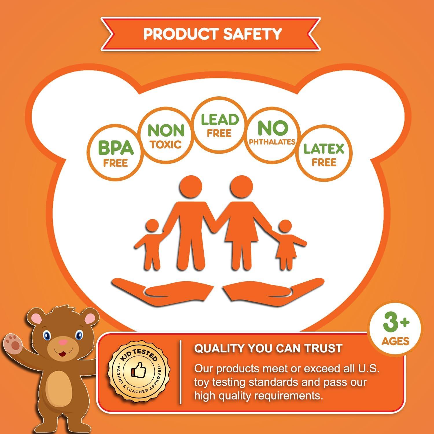 Osos de Conteo Jumbo Kids Korner - 48 Piezas para Preescolar