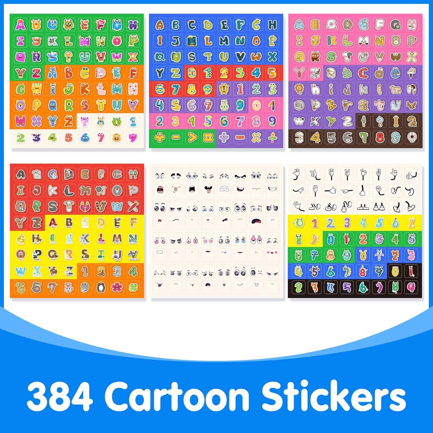 Cubos de Enlace Matemáticos Odoorgames 100 Pcs con Stickers