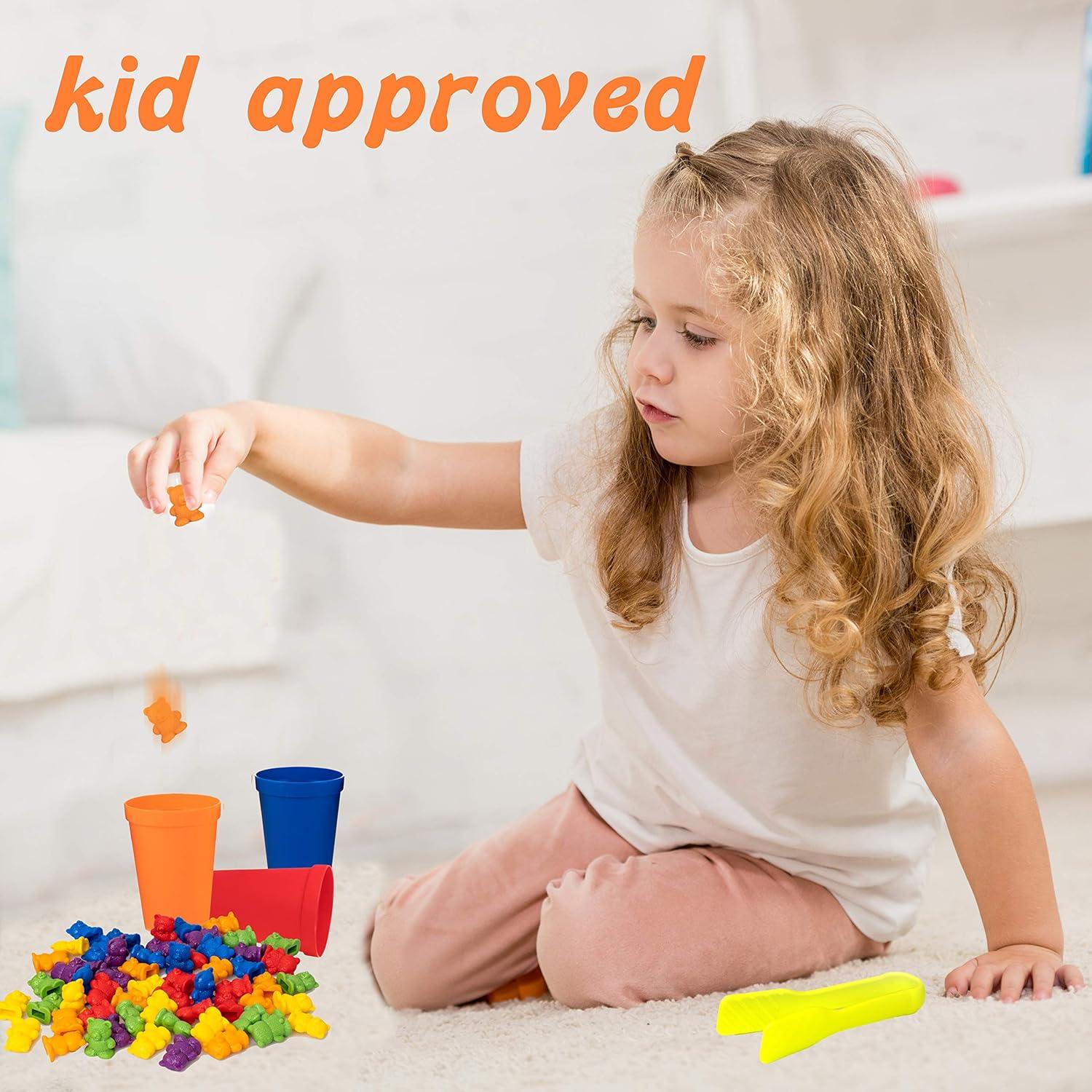 Ositos de Colores para Contar Driddle - 60 Piezas - Juguete Educativo