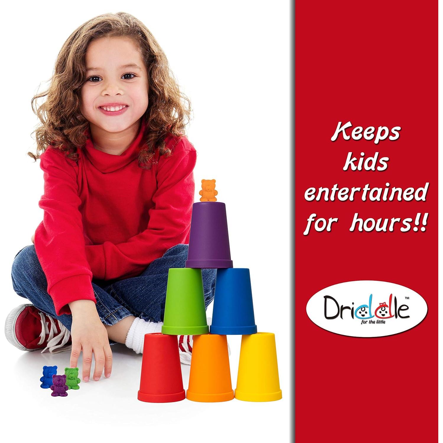 Ositos de Colores para Contar Driddle - 60 Piezas - Juguete Educativo