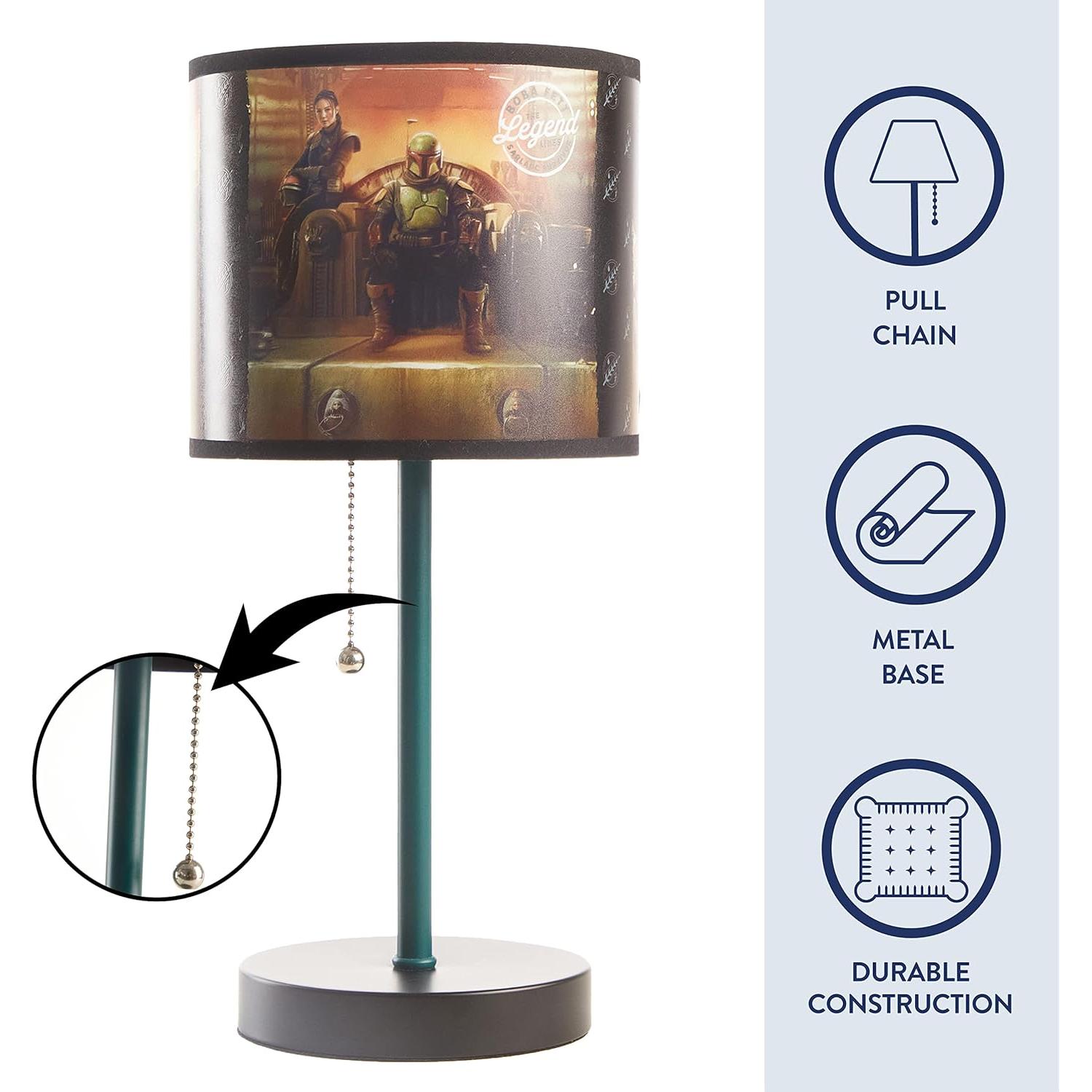 Lámpara de Mesa Star Wars Boba Fett Idea Nuova 38 cm