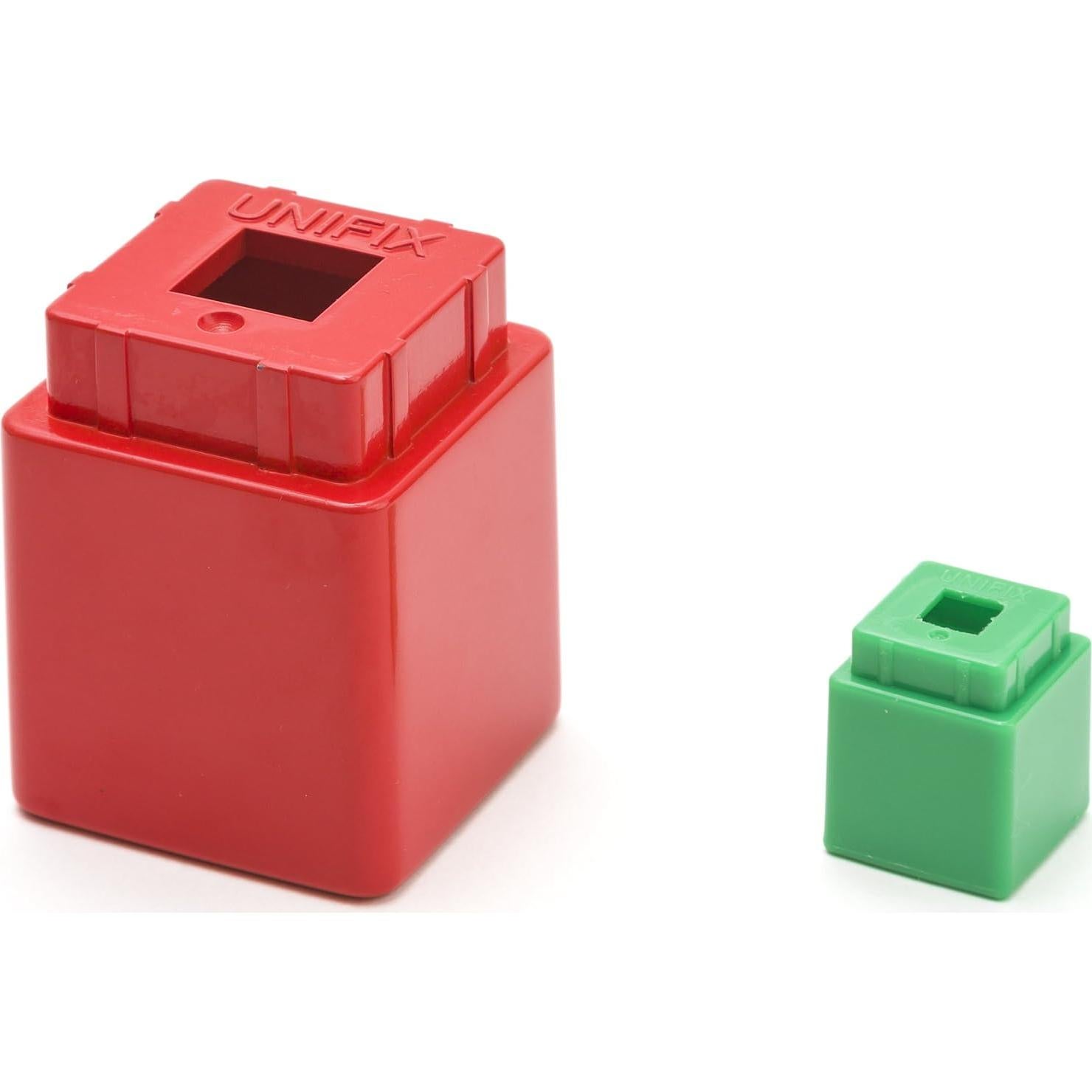 Cubos Unifix Jumbo Didax - Juego de 20, Multicolor, 3.81 cm