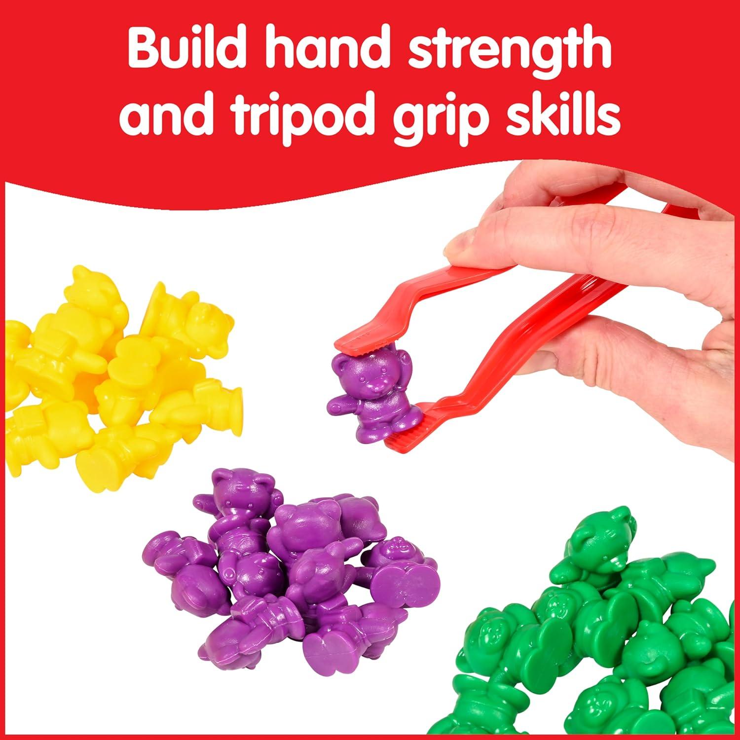 Contadores de Osos Pequeños edxeducation - Set de 60 - Matemáticas