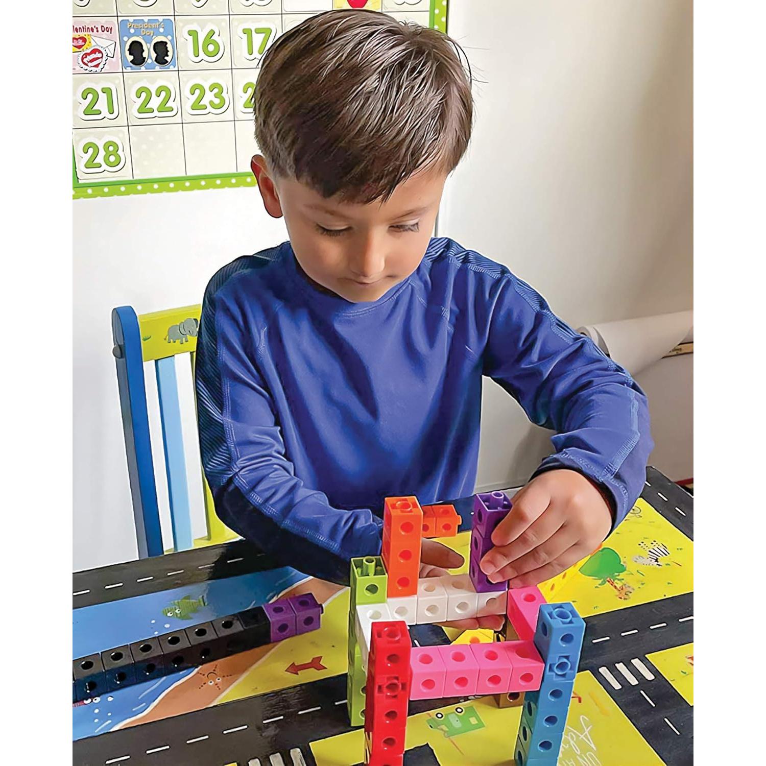 Cubos de Conteo Coloridos Recursos Creados por el Maestro - 100 Piezas