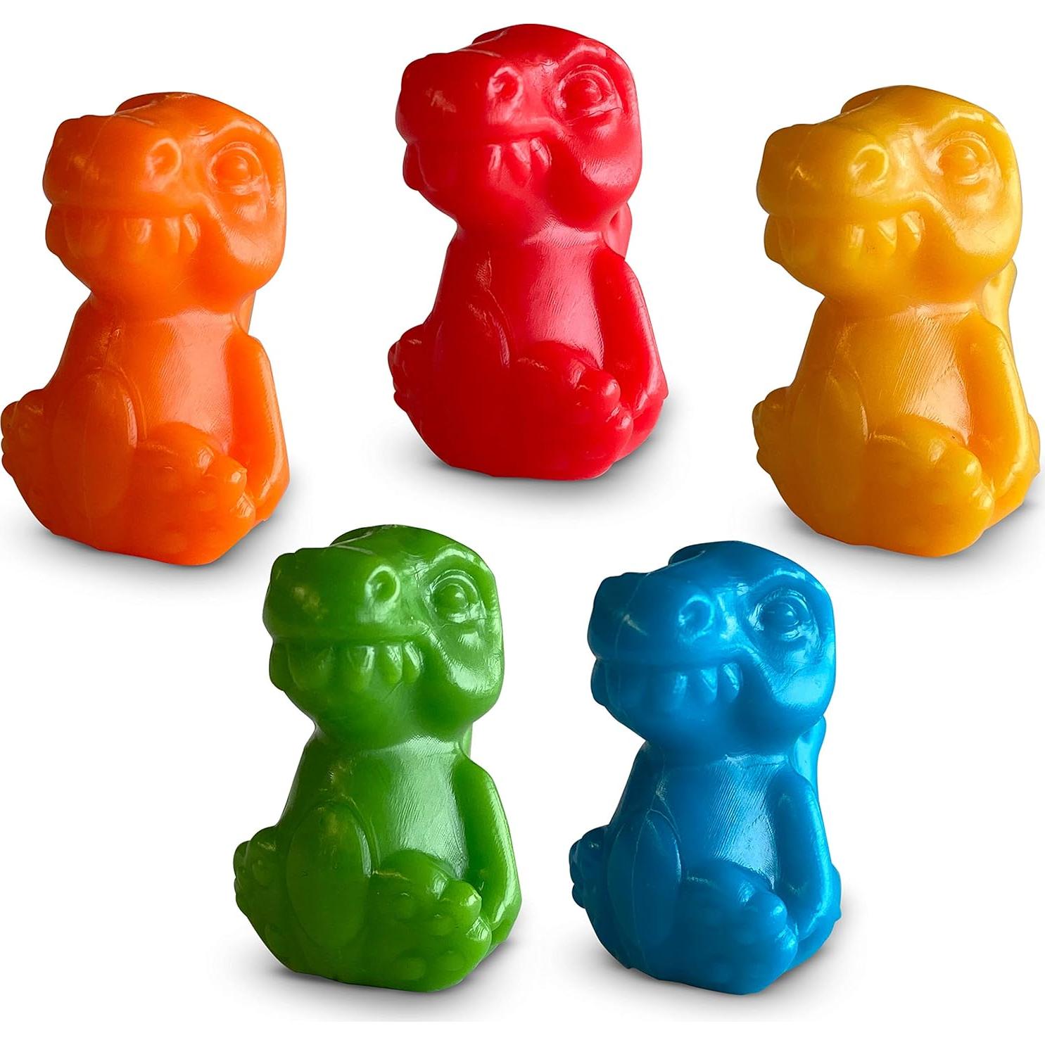 Conjunto de Actividades de Clasificación y Conteo Hapinest - 50 Dinosaurios y 5 Tazas