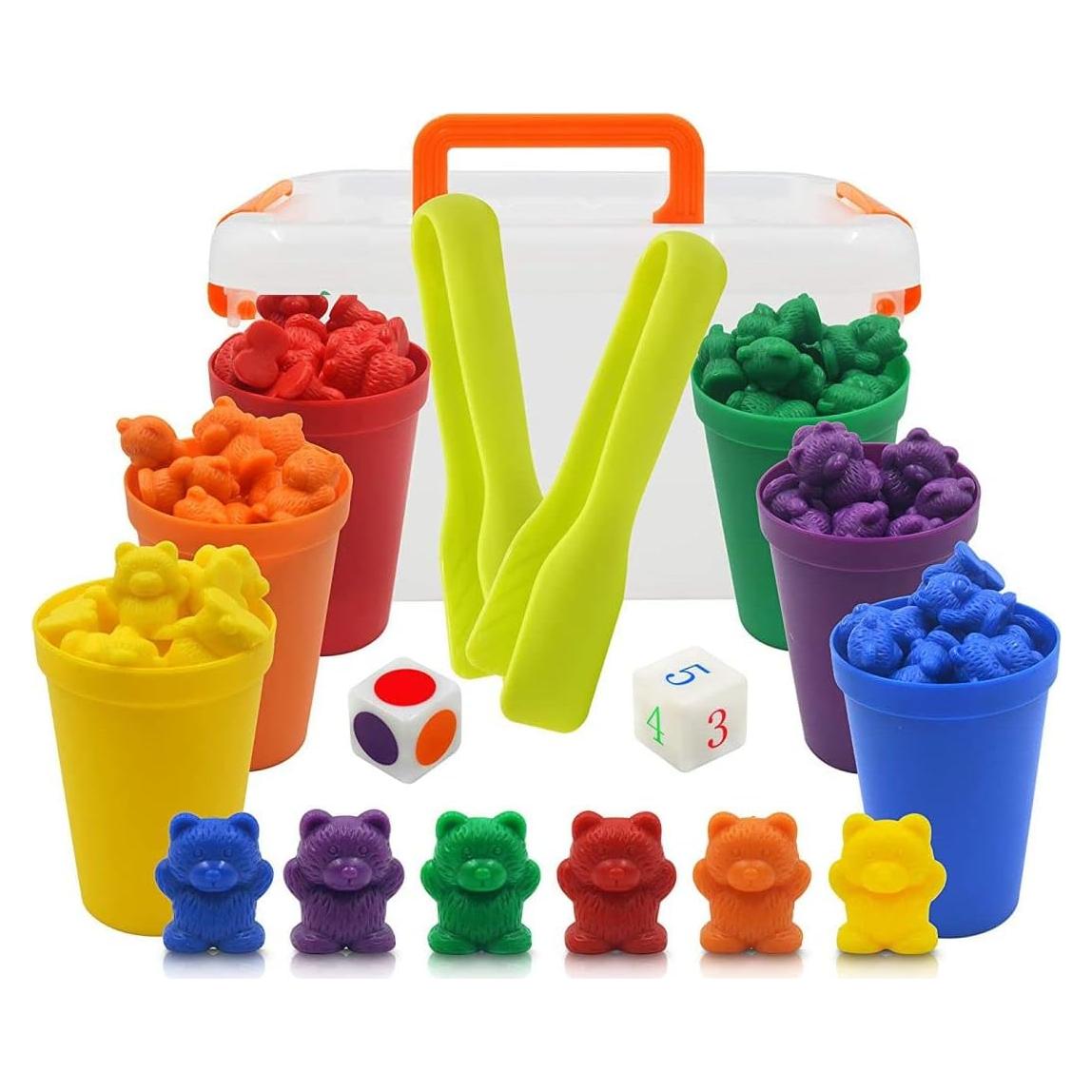 Kit Educativo de Osos para Contar y Clasificar Templeton - 70 Piezas