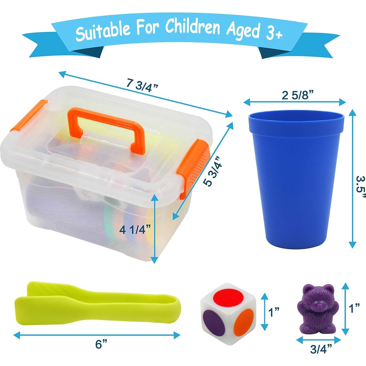 Kit Educativo de Osos para Contar y Clasificar Templeton - 70 Piezas