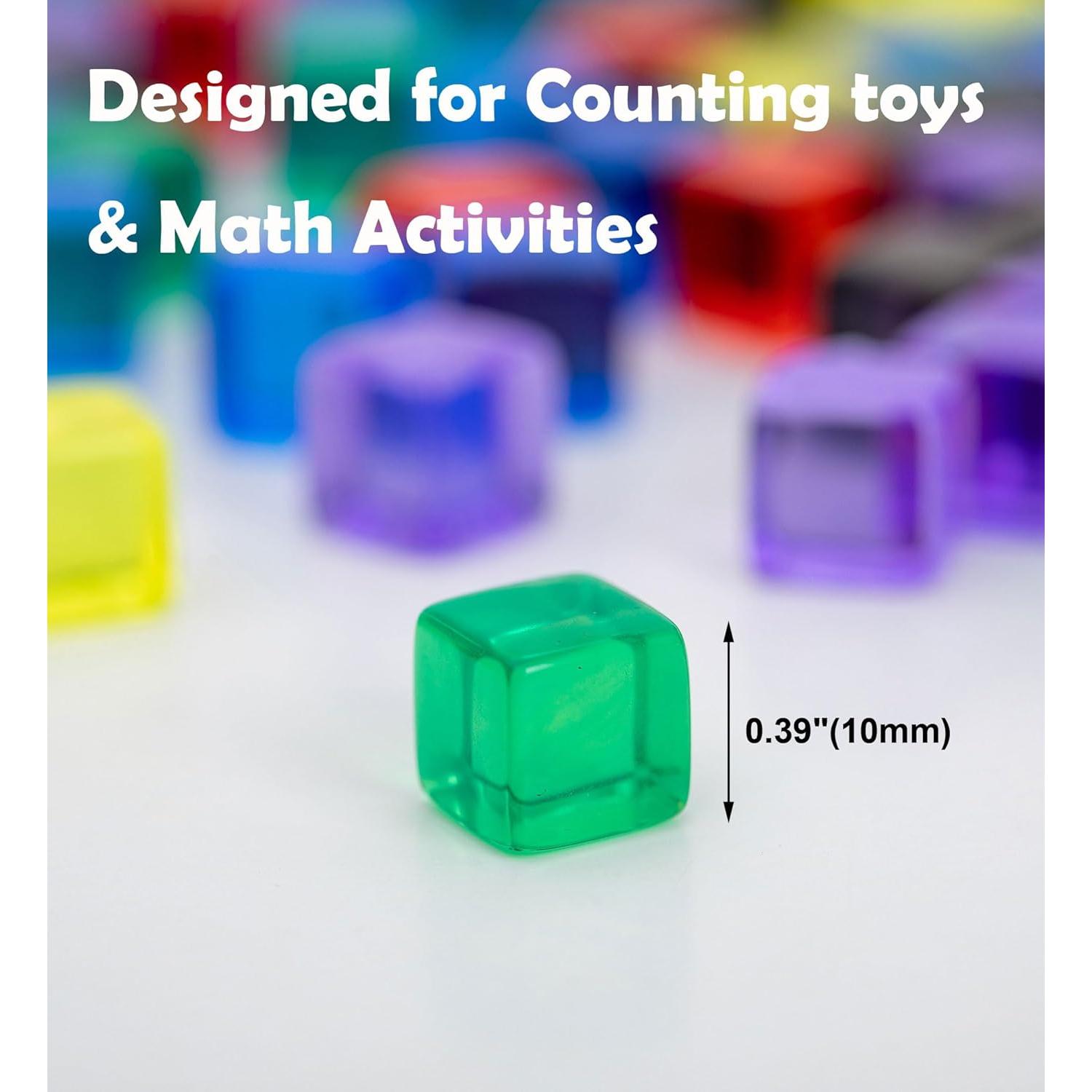 240 Cubos de Plástico para Contar y Clasificar AiFanS