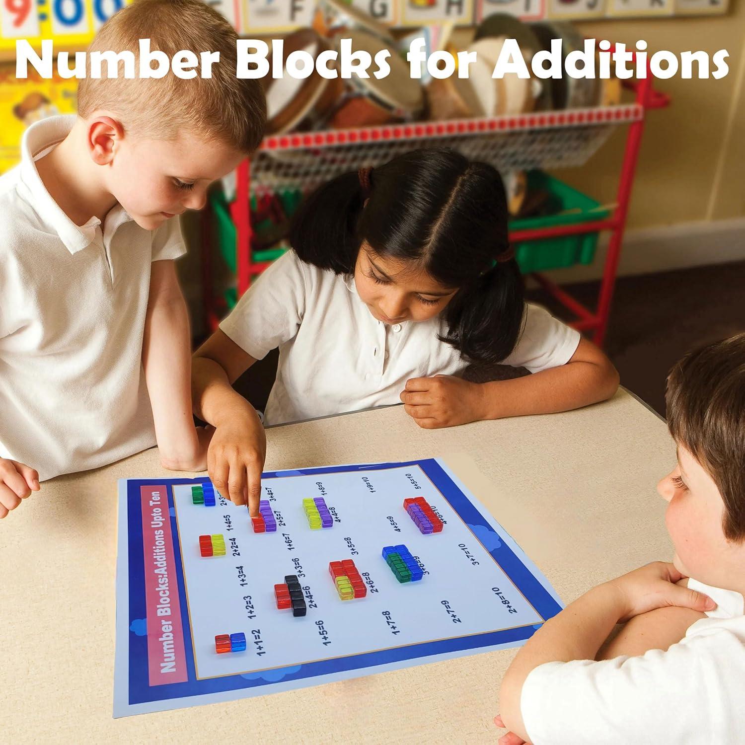 240 Cubos de Plástico para Contar y Clasificar AiFanS