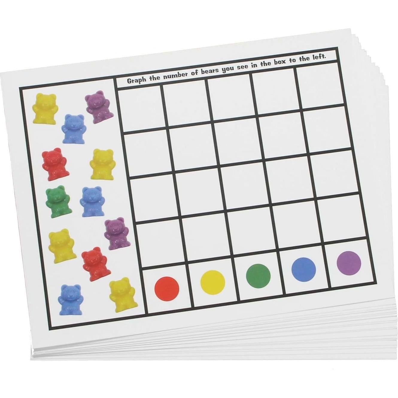 Hojas de Actividades Oso Contador Legato - 20 Hojas 21.6x27.9cm