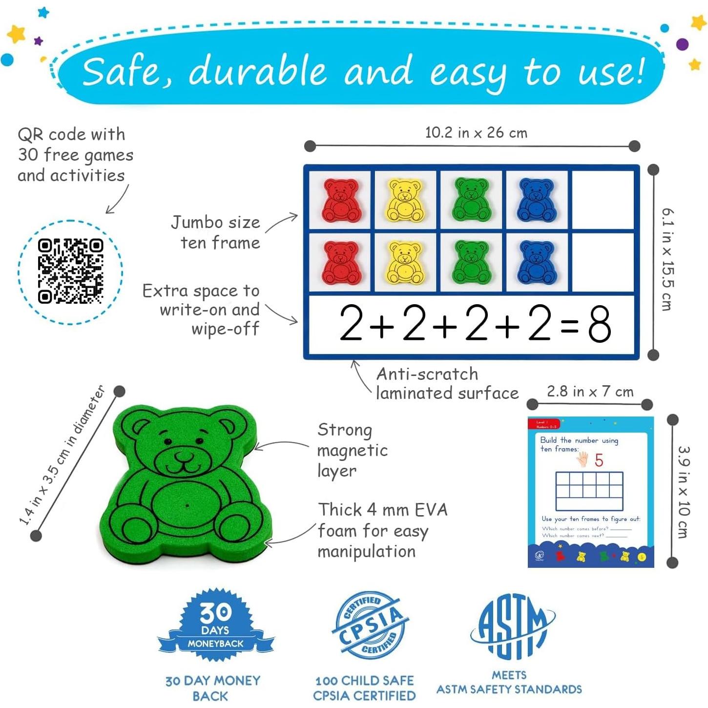 Conjunto de Marcos Magnéticos Jumbo Simply Magic 130 Piezas