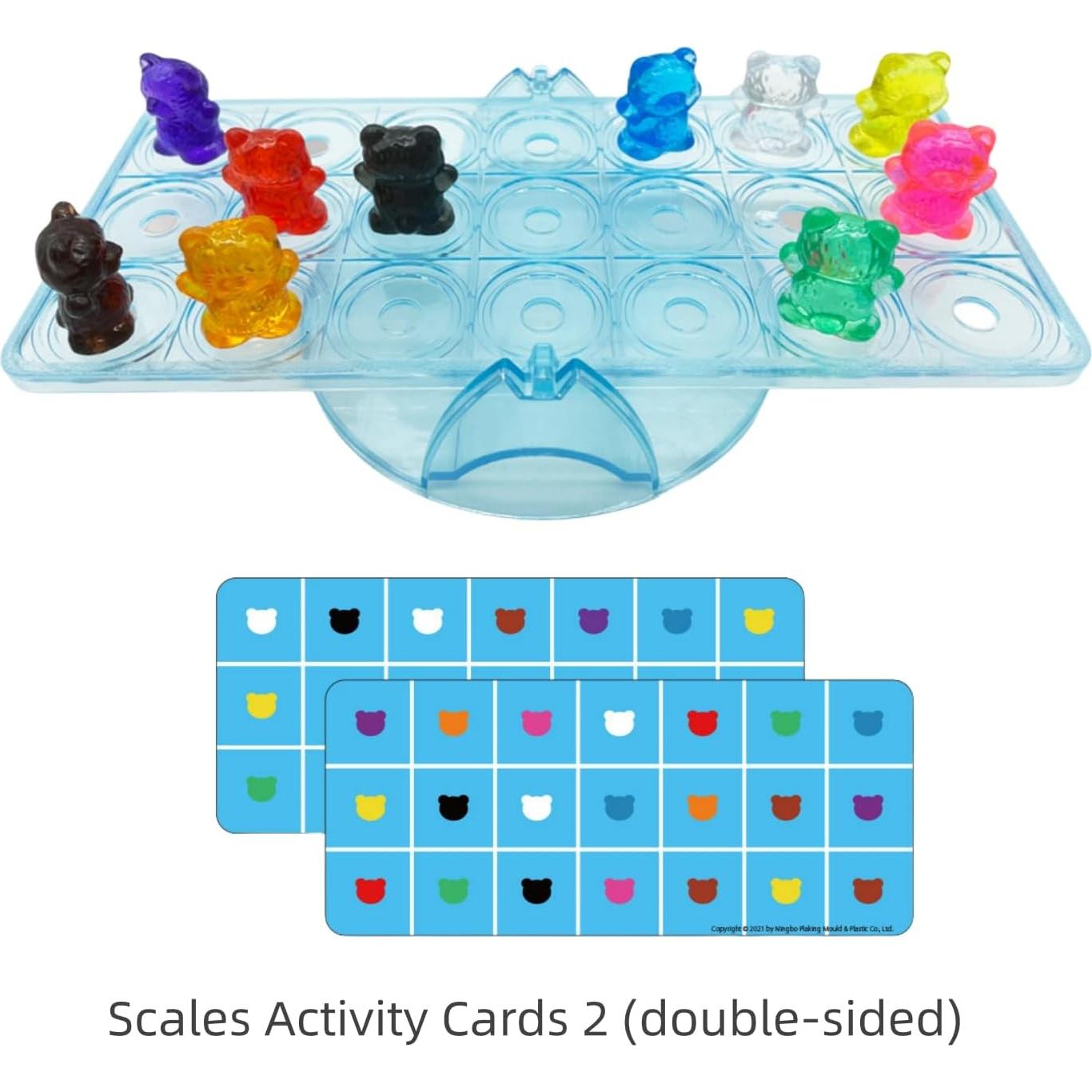 100 Contadores de Oso Transparentes Odoorgames para Niños