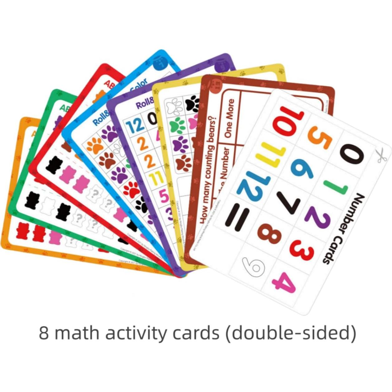 100 Contadores de Oso Transparentes Odoorgames para Niños