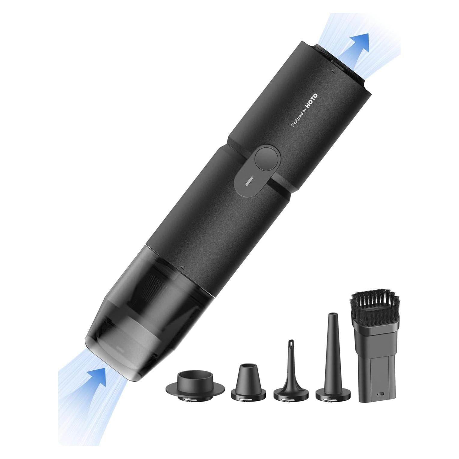 Aspiradora de Mano HOTO 4-en-1 Inalámbrica 15000Pa Portátil