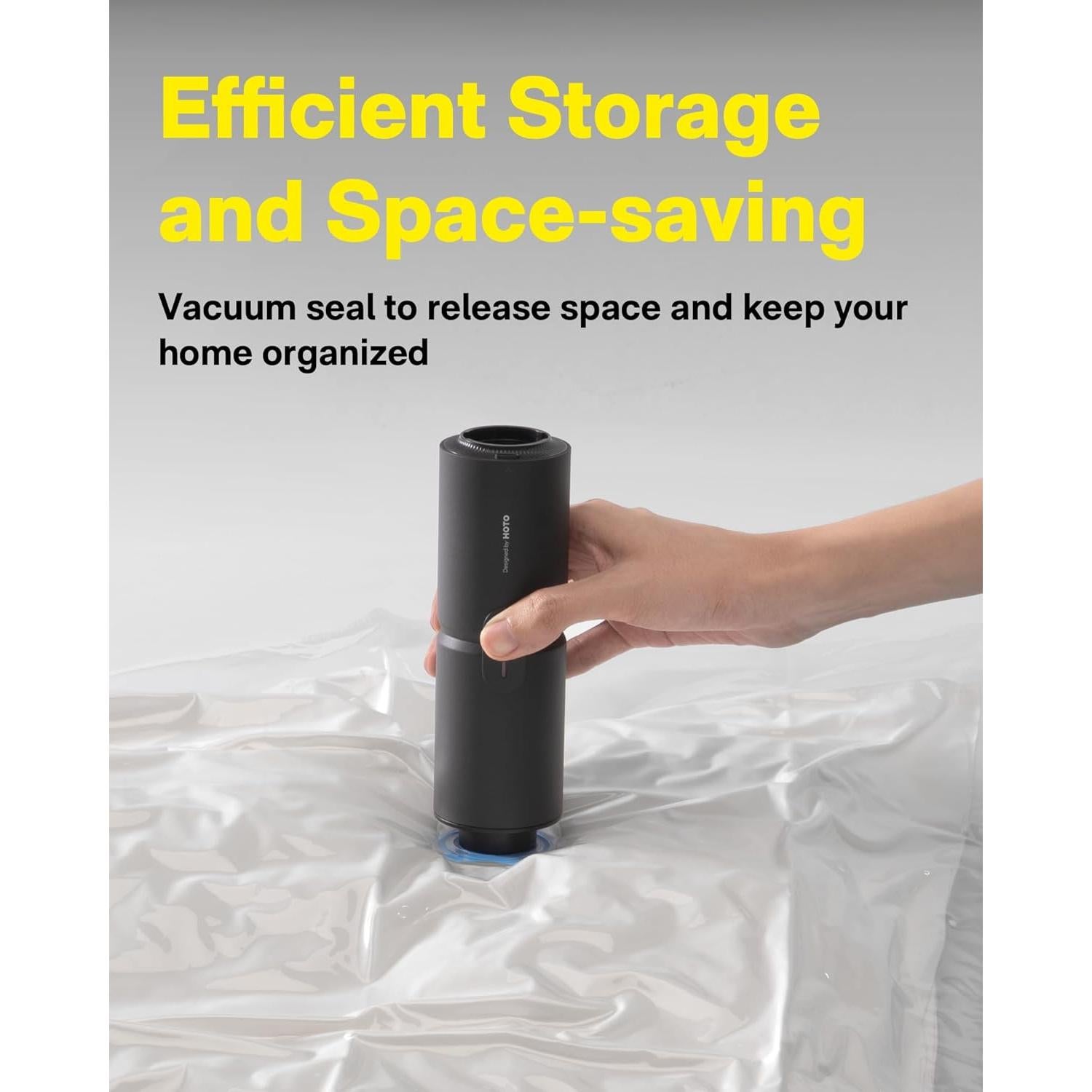 Aspiradora de Mano HOTO 4-en-1 Inalámbrica 15000Pa Portátil