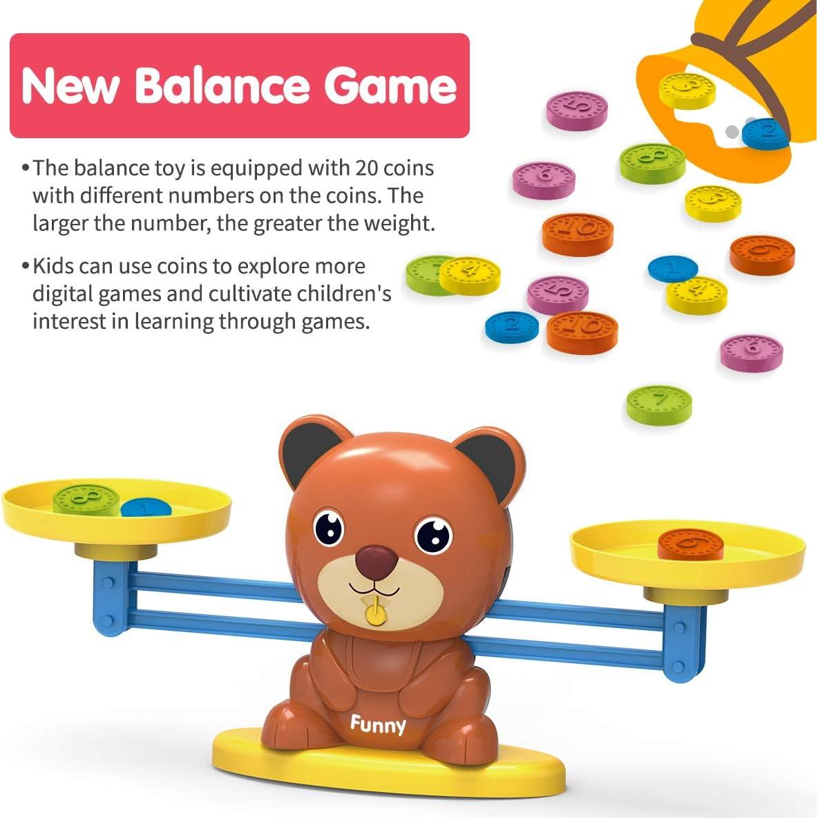Juego de Equilibrio de Oso REMOKING - Juguete Educativo 0.77 kg