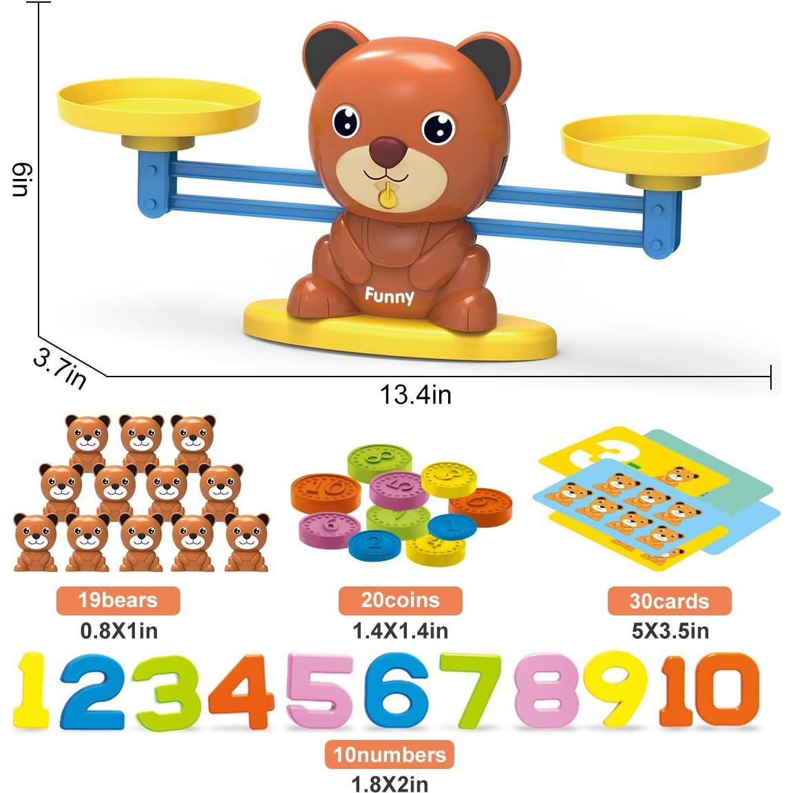 Juego de Equilibrio de Oso REMOKING - Juguete Educativo 0.77 kg