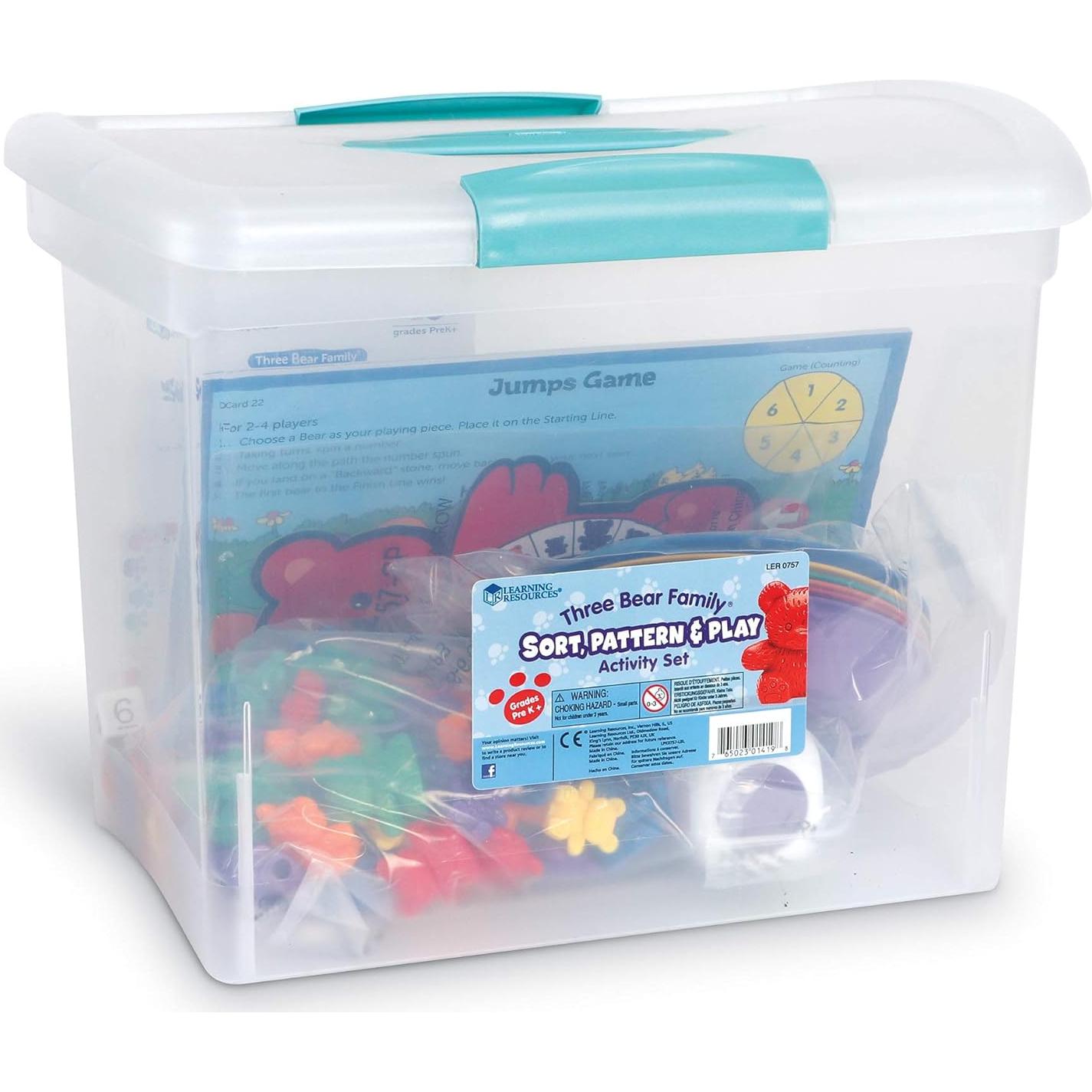 Conjunto de Actividades Matemáticas Learning Resources 3 Osos 22 Piezas