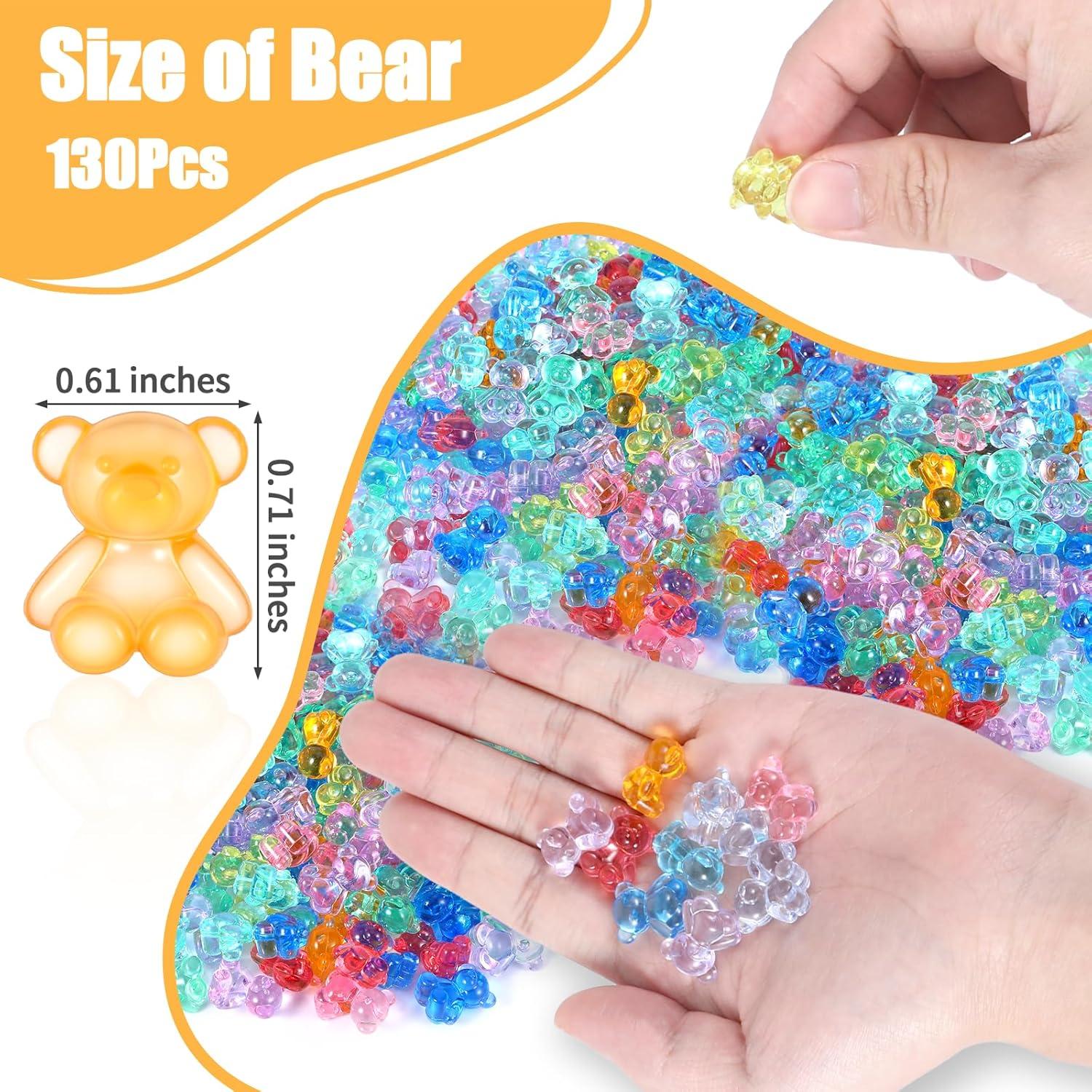 300 Mini Osos Acrílicos para Contar y Decorar - YOUNG-W