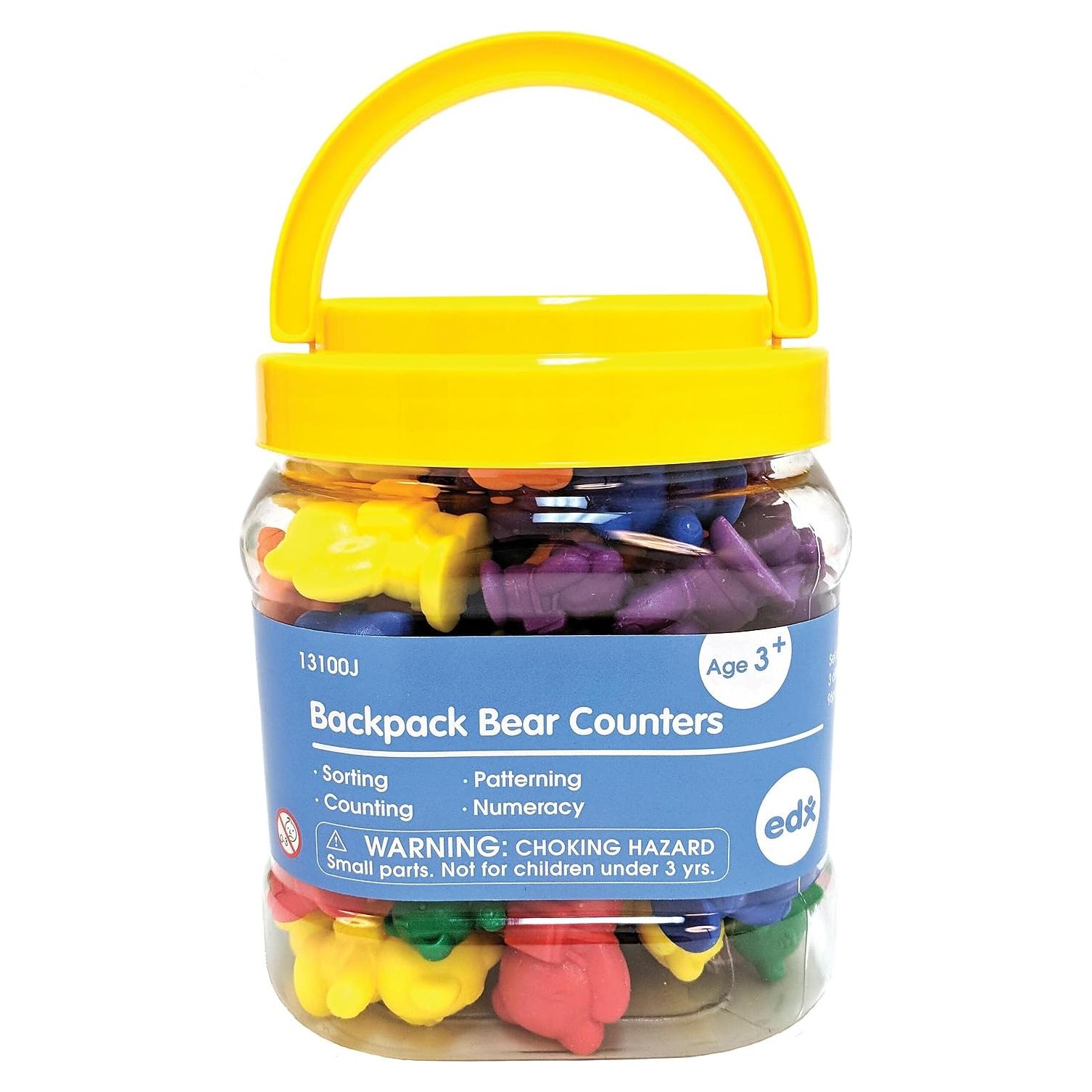 Contadores de Osos de Mochila edxeducation - Set 96 Piezas