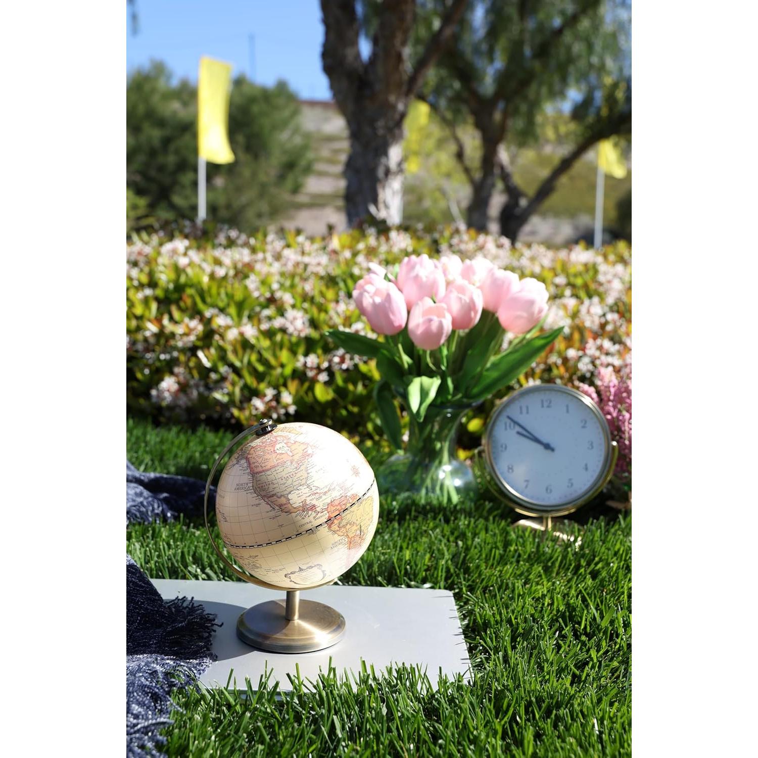 Globo Antiguo Annova 14CM con Base de Acero Inoxidable