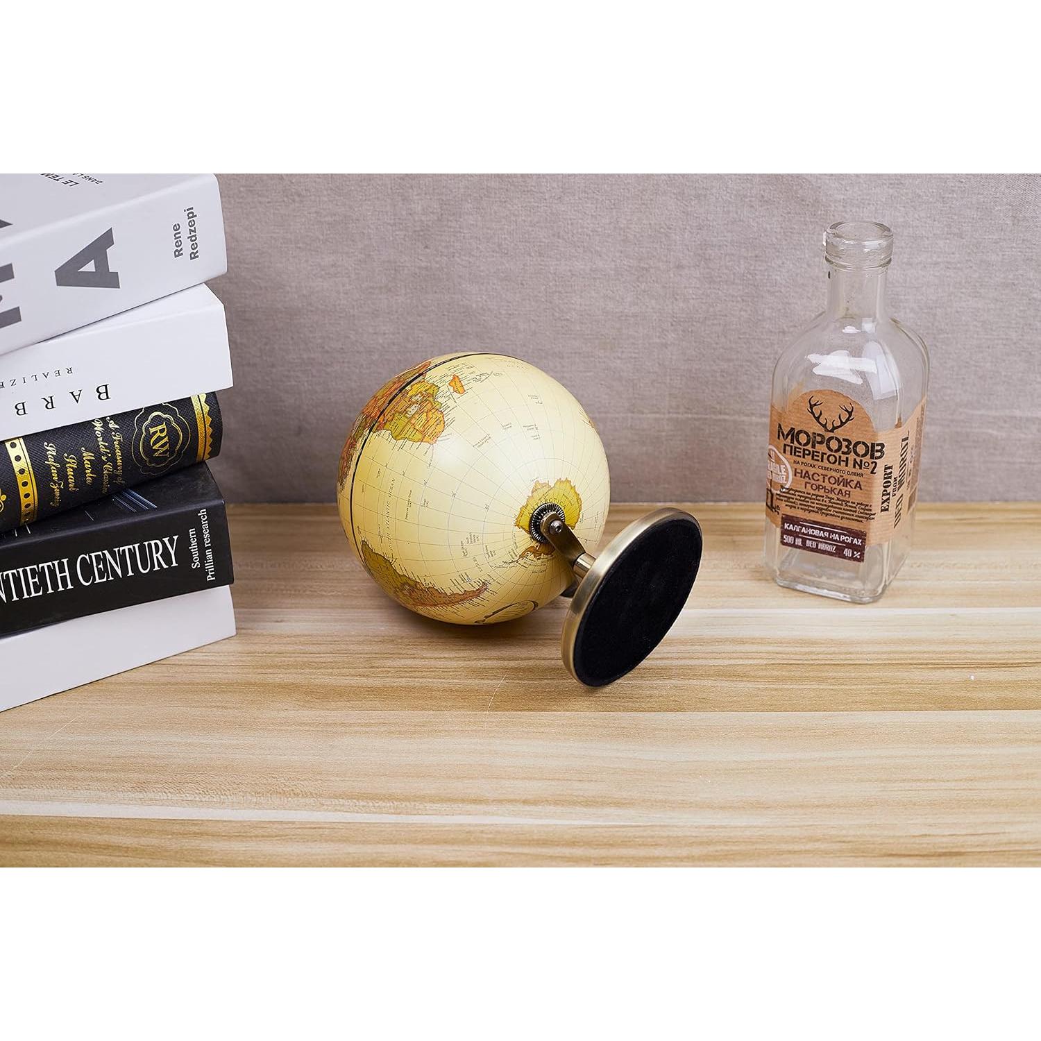 Globo Antiguo Annova 14CM con Base de Acero Inoxidable