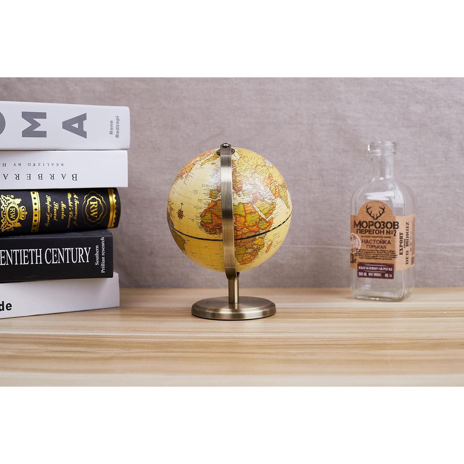 Globo Antiguo Annova 14CM con Base de Acero Inoxidable