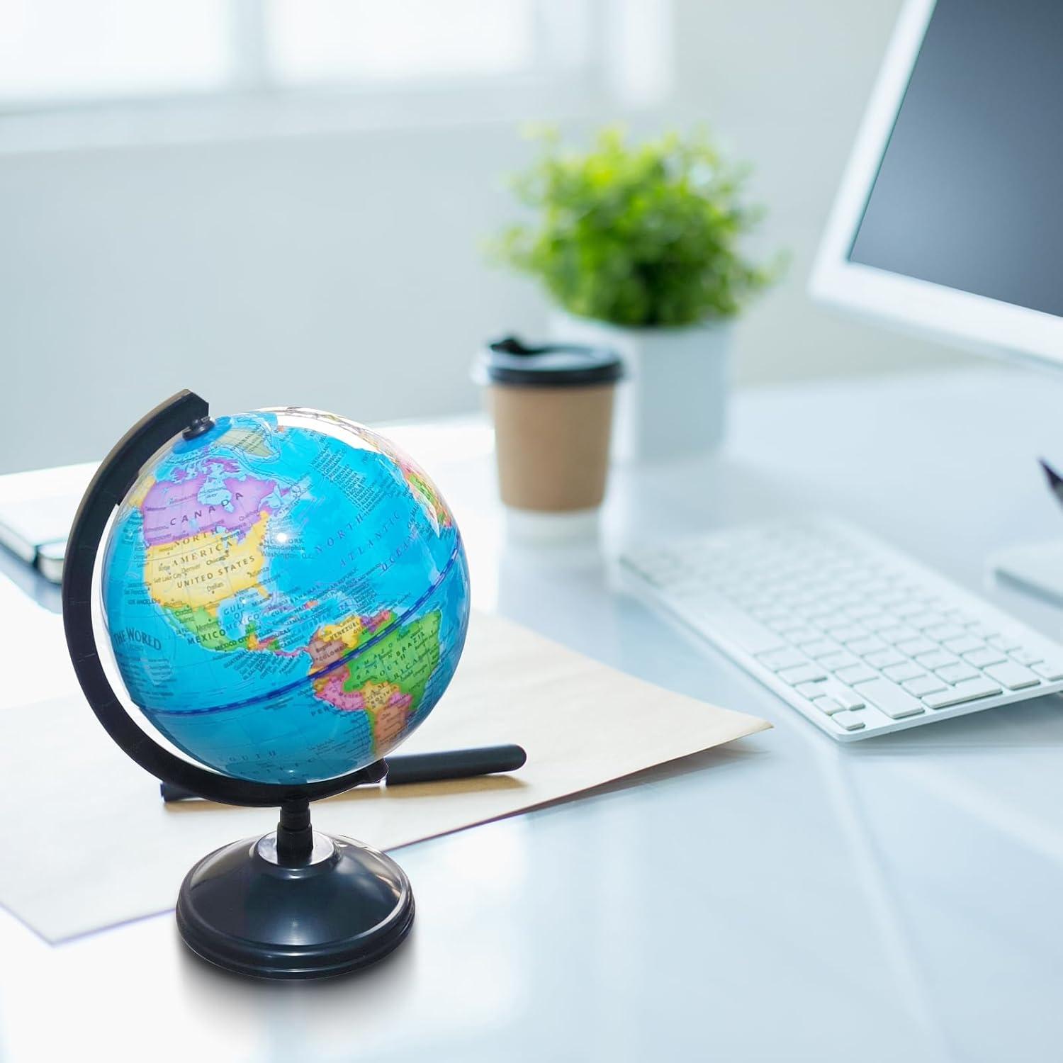 Globo Terráqueo Geográfico 15 cm Jgalnim con Soporte