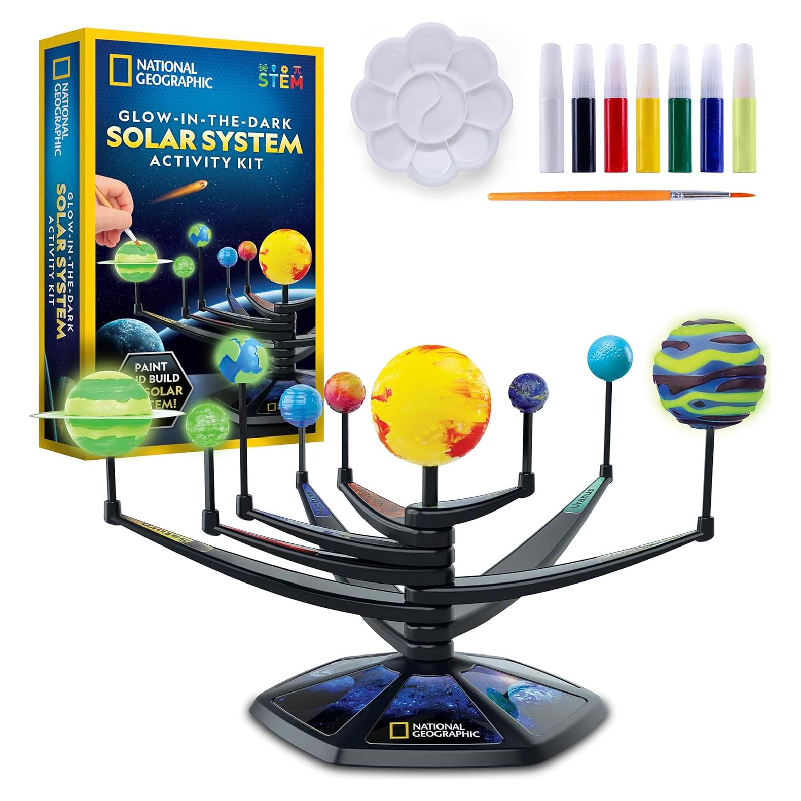 Kit Modelo Sistema Solar Brillante National Geographic 3D