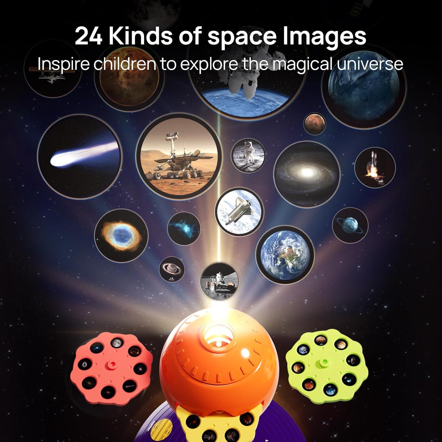 Modelo Solar Proyector Science Can 8 Planetas 24 Imágenes