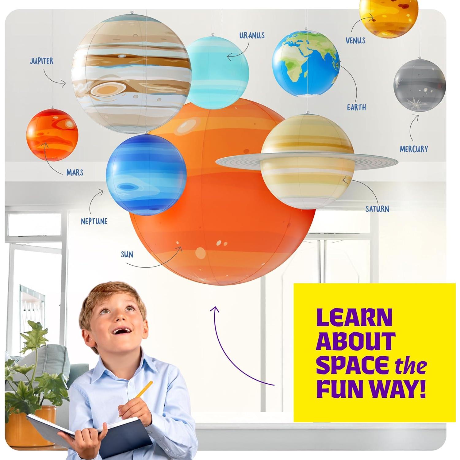 Planetas Inflables del Sistema Solar Dan&Darci - Juguetes Educativos