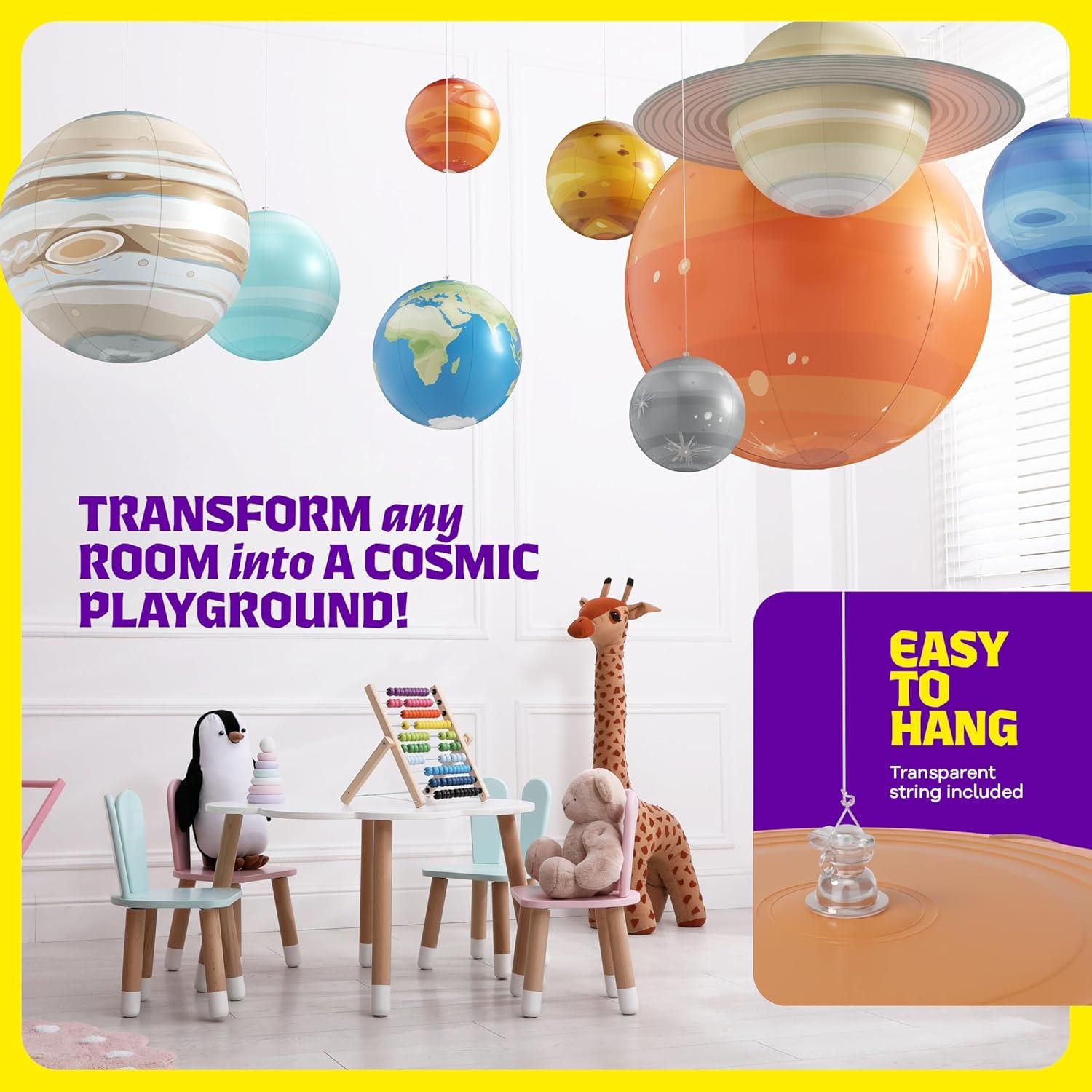 Planetas Inflables del Sistema Solar Dan&Darci - Juguetes Educativos