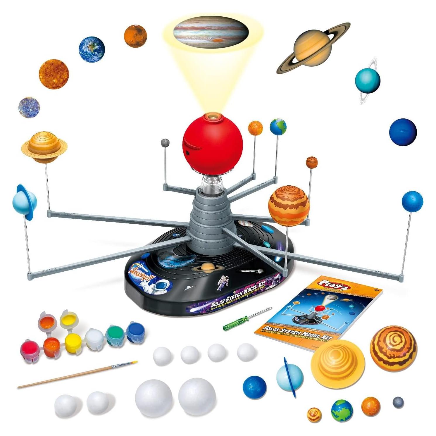 Kit Modelo Sistema Solar Playz - Motor 4 Velocidades, Proyector HD