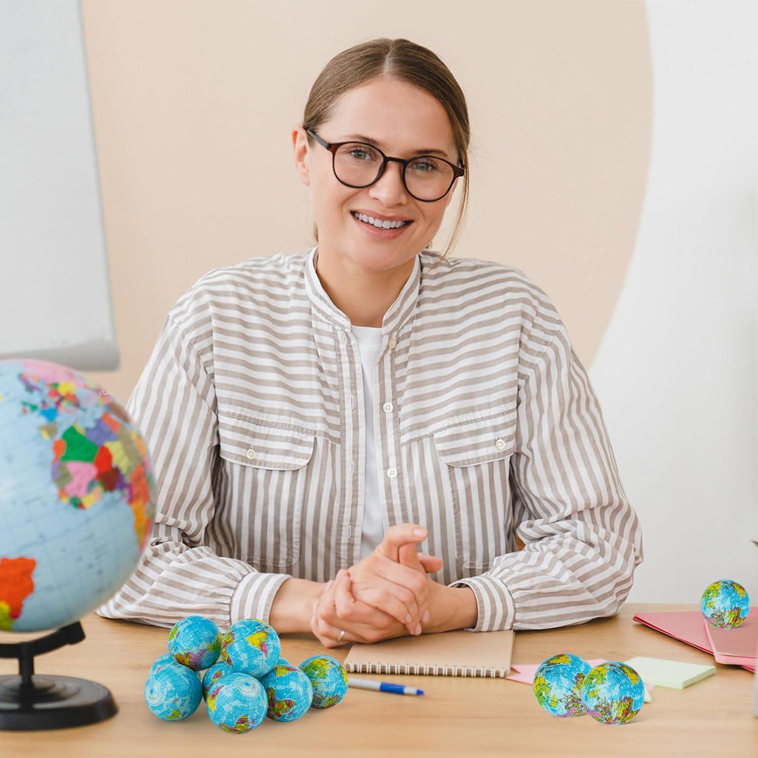 Paquete de 20 Mini Pelotas Antiestrés Globo Atiloy 5.08 cm