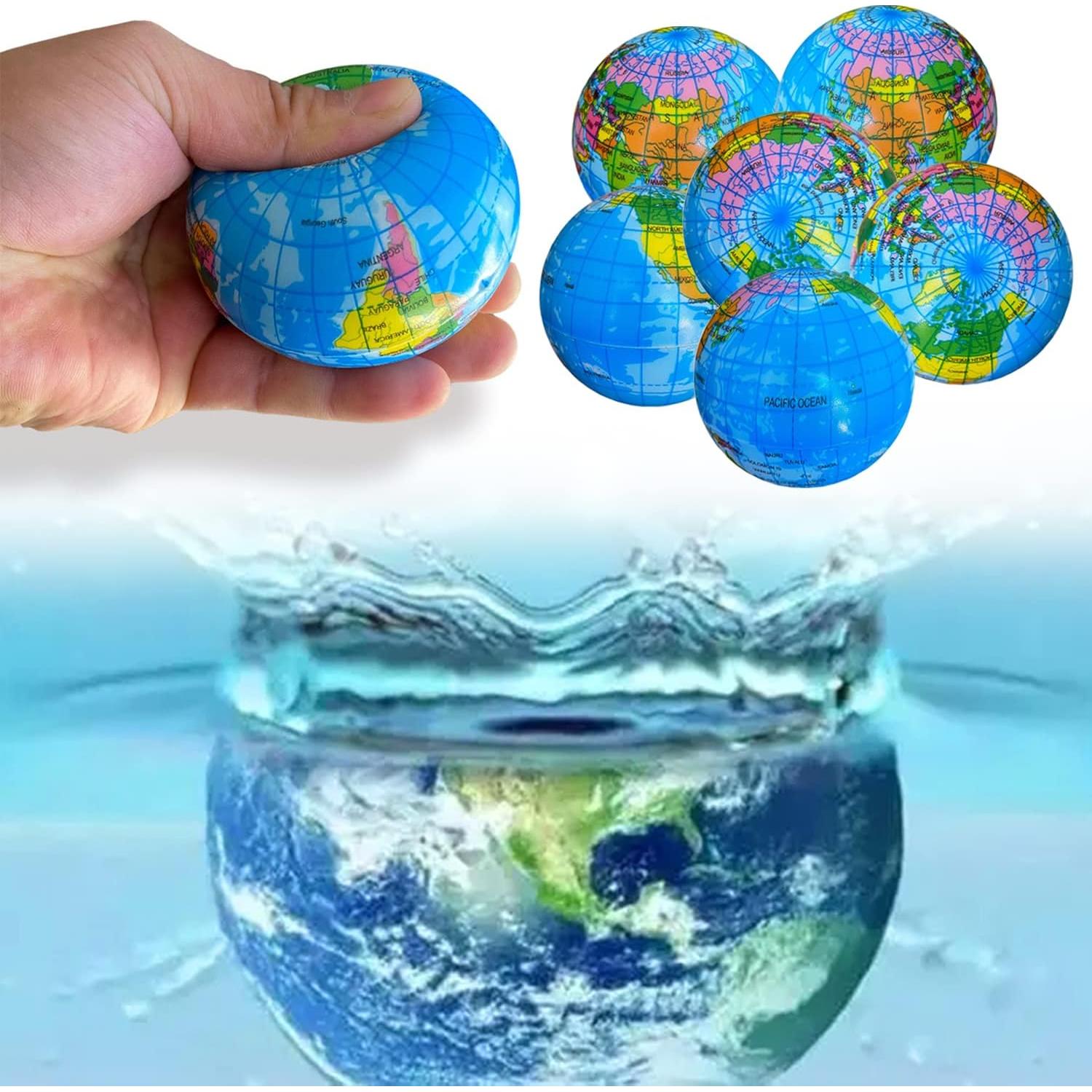 Bolas de Estrés Baaxxango Tierra 24 Pcs 6.35 cm Alivio Estrés