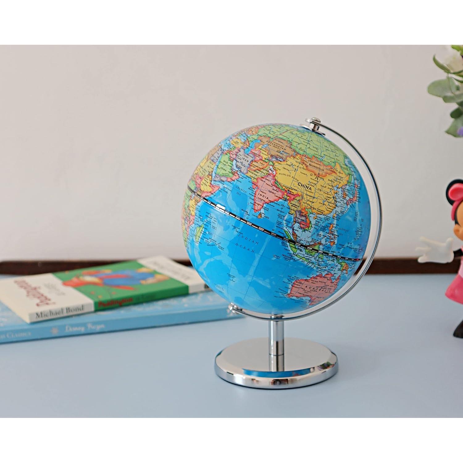 Globo Terráqueo Exerz 14 cm - Mapa Político Educativo