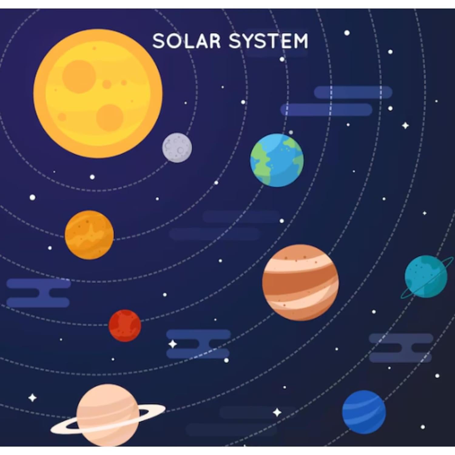 Kit Educativo Sistema Solar REJOPFAD 58 Piezas Manualidades