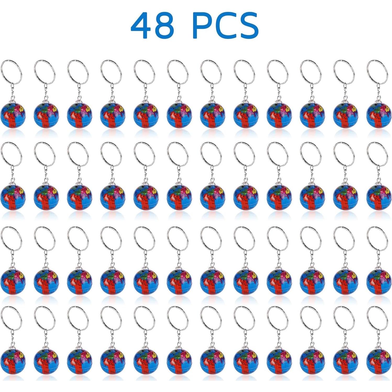 Llaveros del Globo PROLOSO 48 Pcs 2.54 cm para Niños