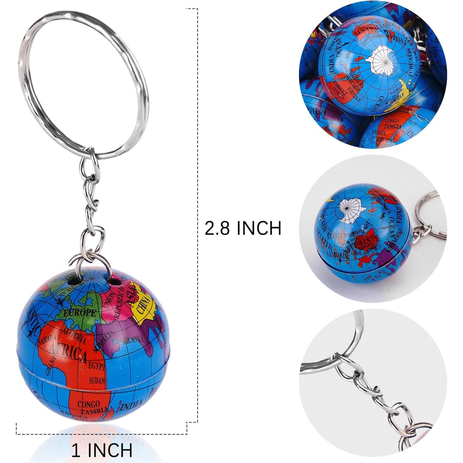 Llaveros del Globo PROLOSO 48 Pcs 2.54 cm para Niños