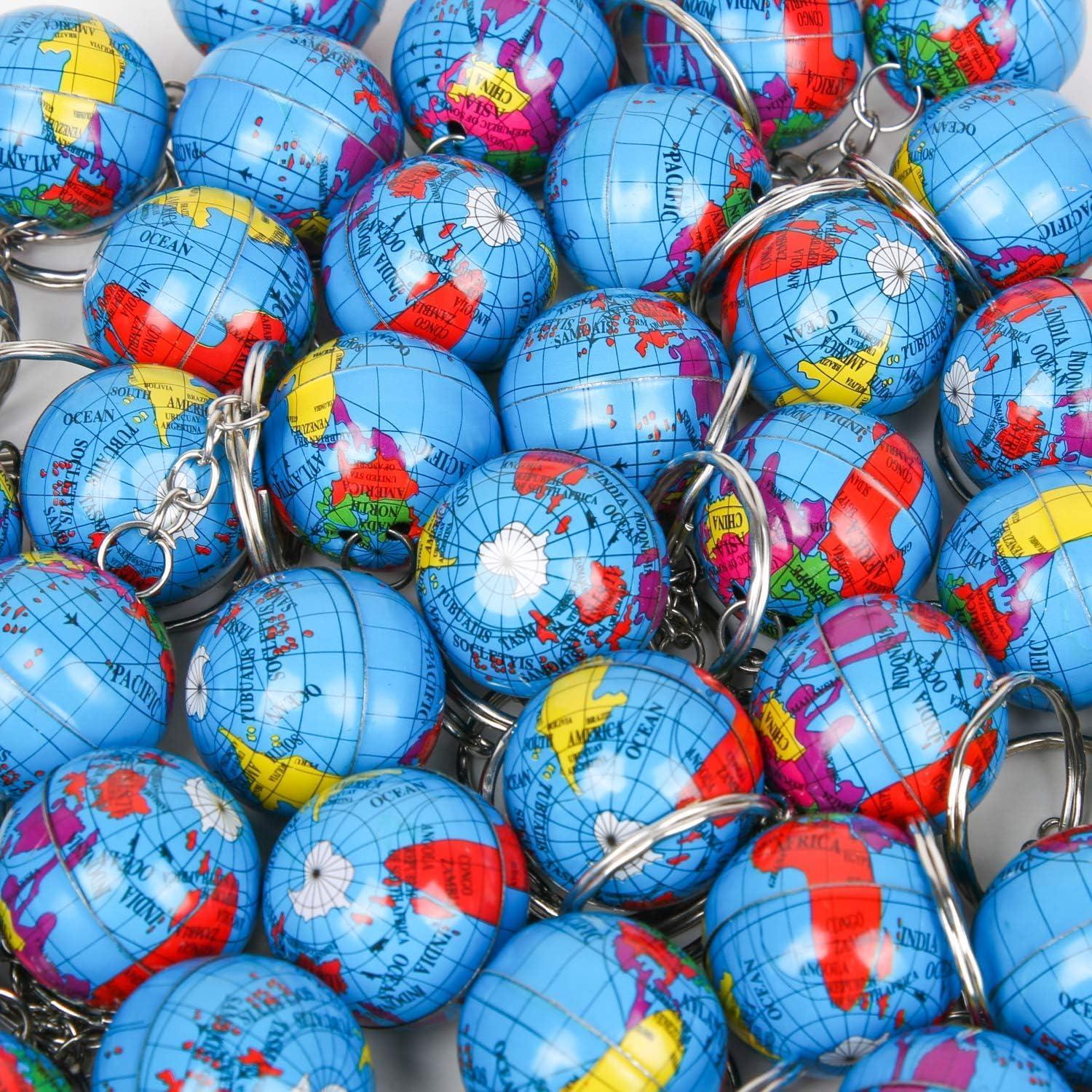 Llaveros del Globo PROLOSO 48 Pcs 2.54 cm para Niños