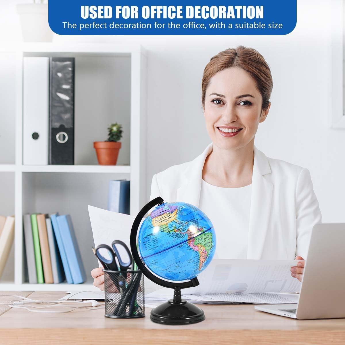 Globo Terráqueo Rotatorio KISEER 15.24 cm para Educación