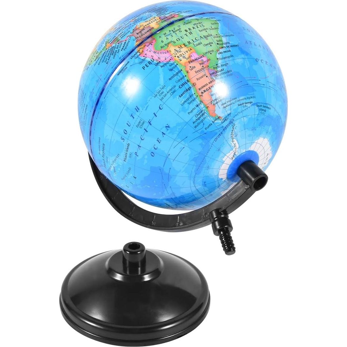 Globo Terráqueo Rotatorio KISEER 15.24 cm para Educación