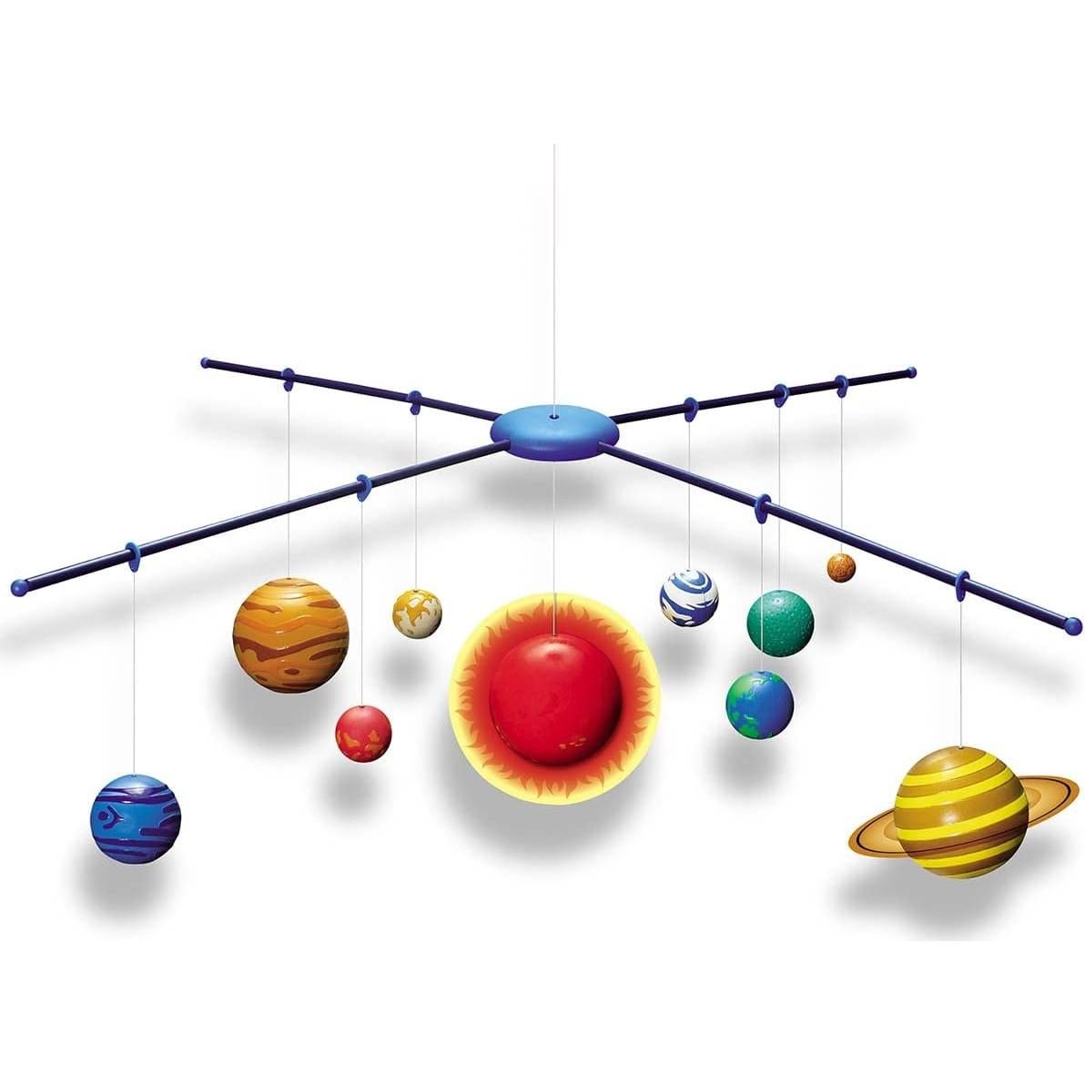 Kit Móvil del Sistema Solar 4M 3D Brilla en la Oscuridad