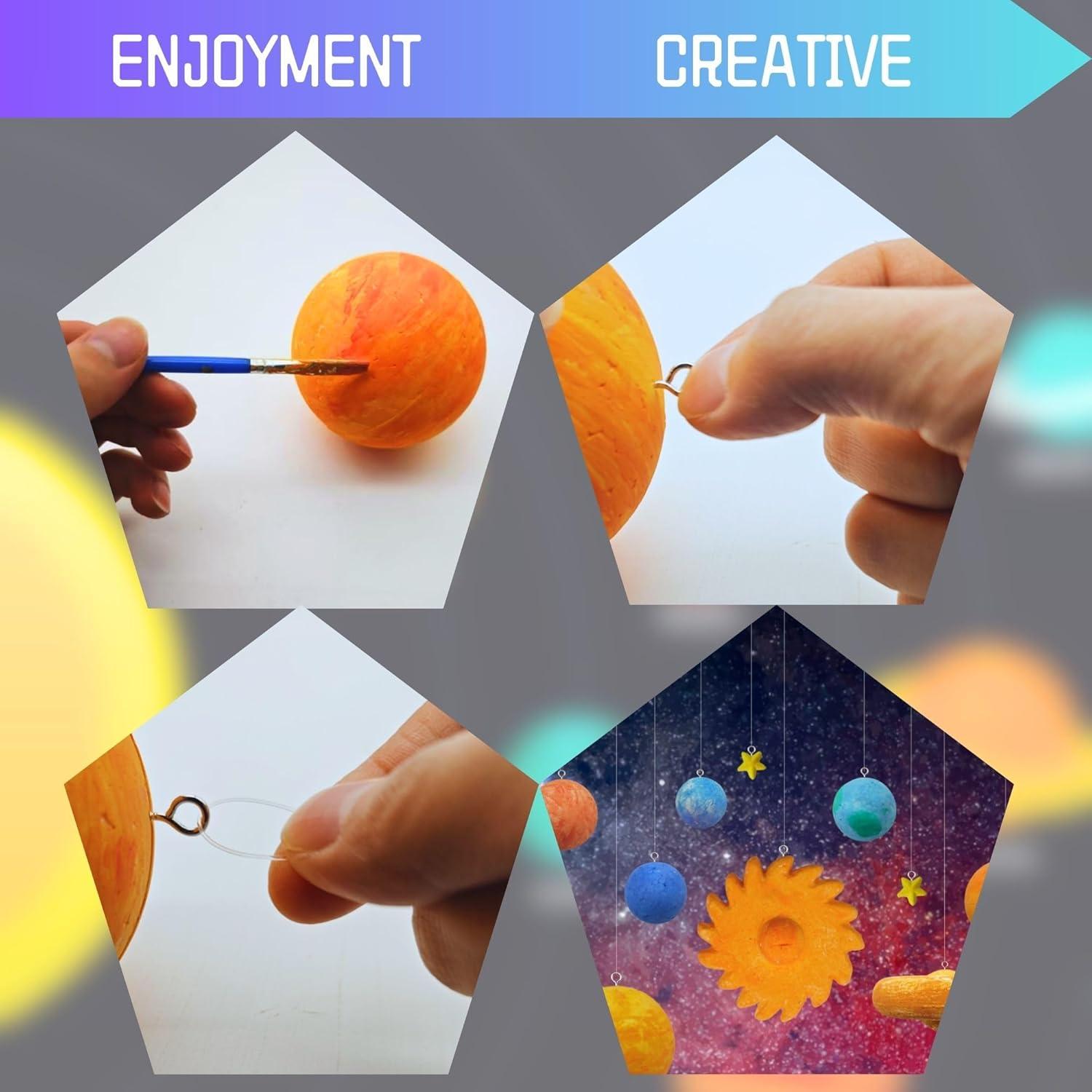 Kit Modelo del Sistema Solar REJOPFAD DIY 10 Bolas 238g