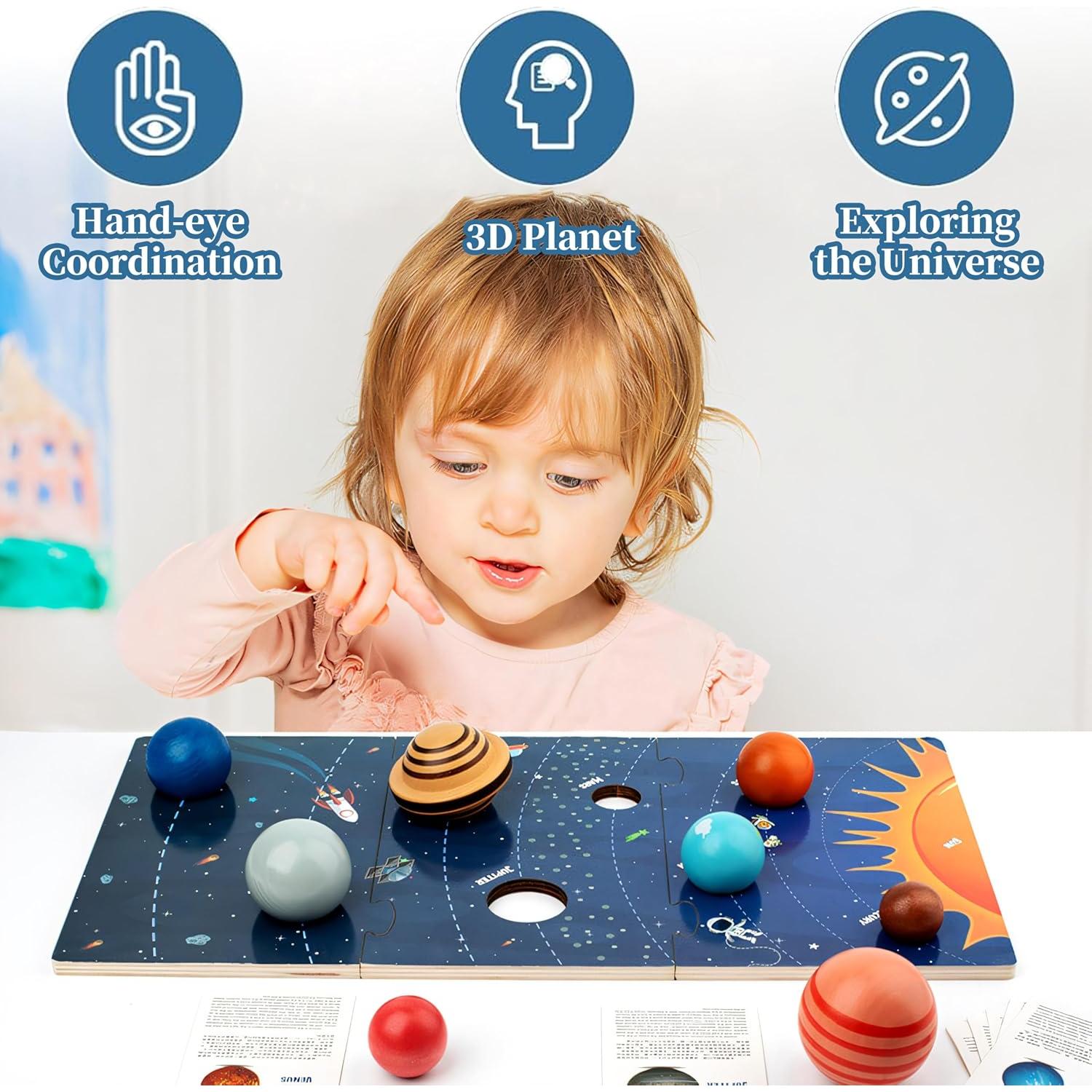Kit Modelo Sistema Solar Planets Toys para Niños 3 Años