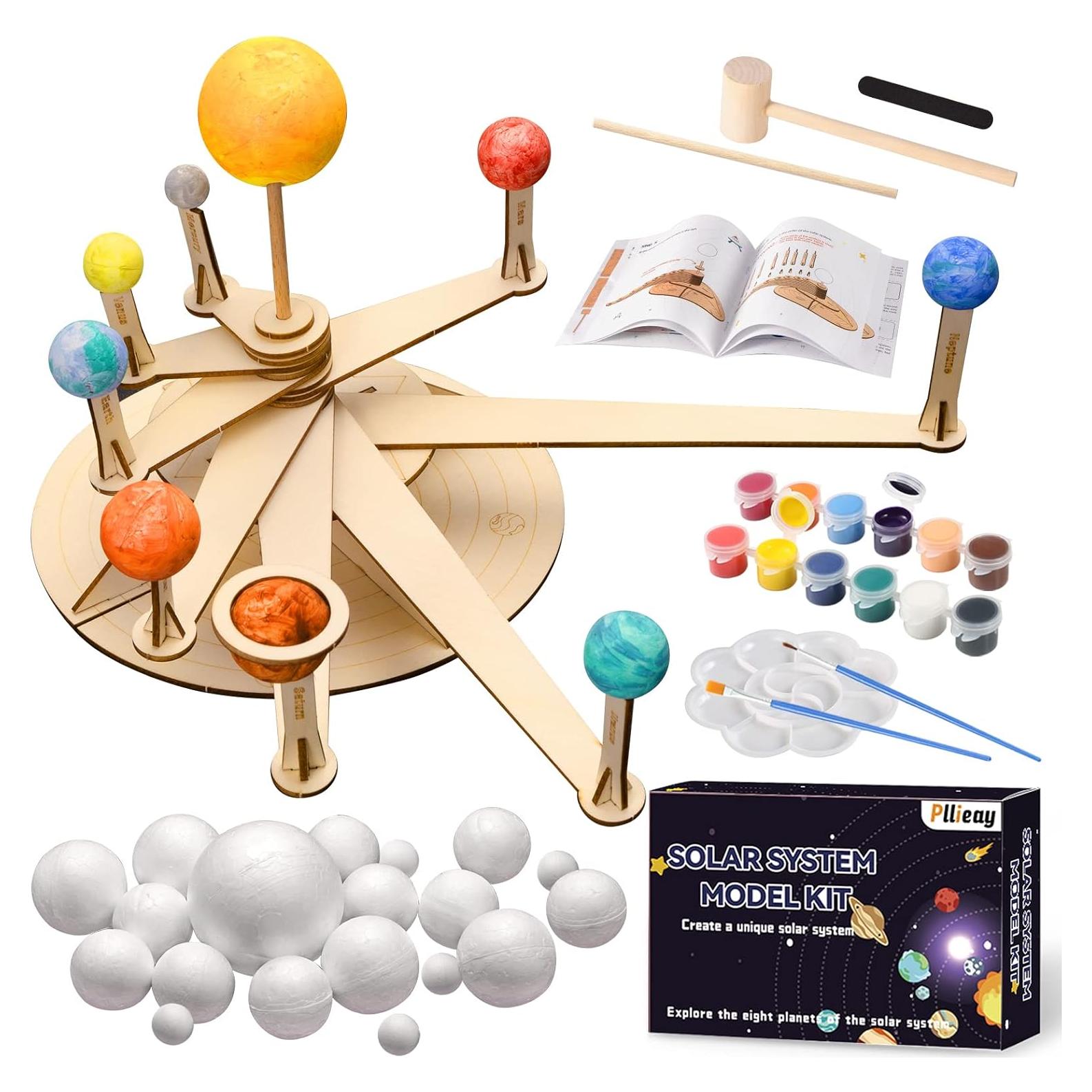 Kit Educativo Sistema Solar Pllieay con 18 Bolas de Espuma
